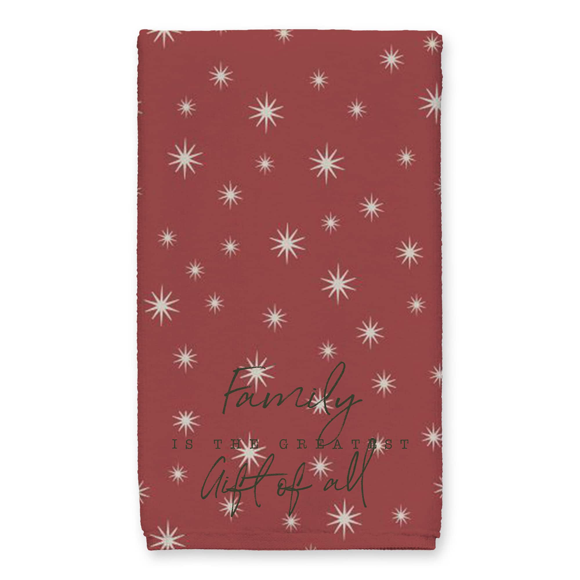 Red Family Twinkle Tea Towels, 2ct.