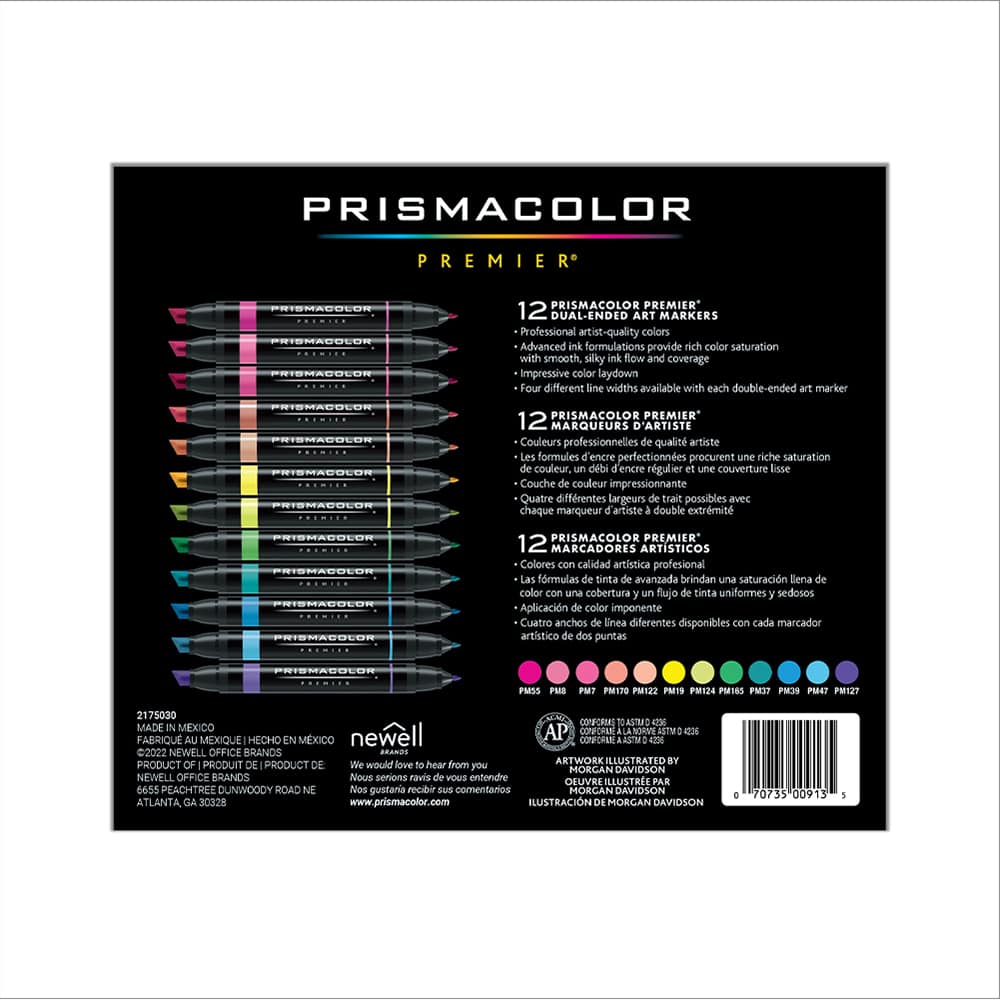 Prismacolor&#xAE; Premier&#xAE; Hyper Brights Dual-Ended Art Markers, 12ct.