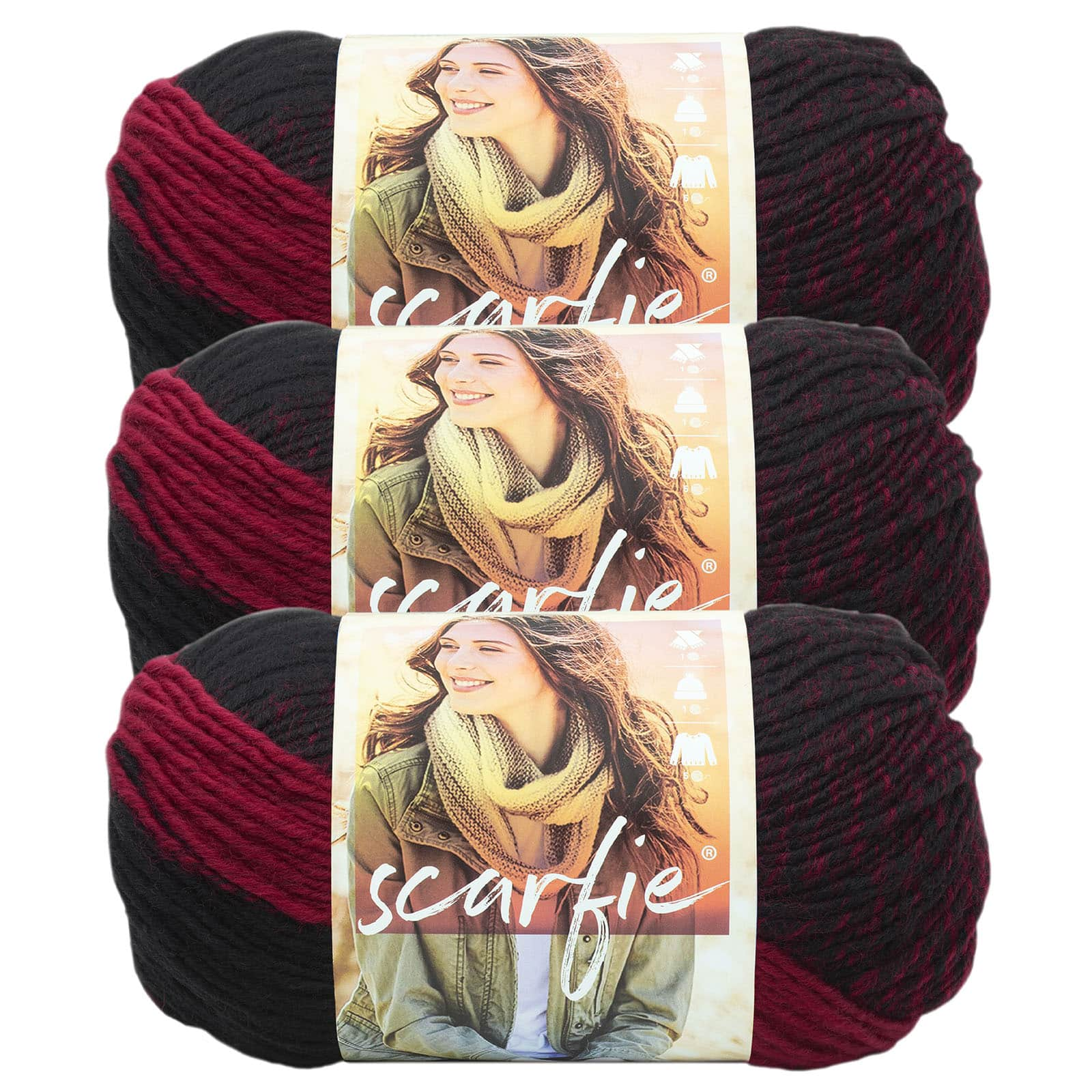 Shops Lot of 11.5 Skeins of Lion Brand Scarfie Yarn SEE DESCRIPTION