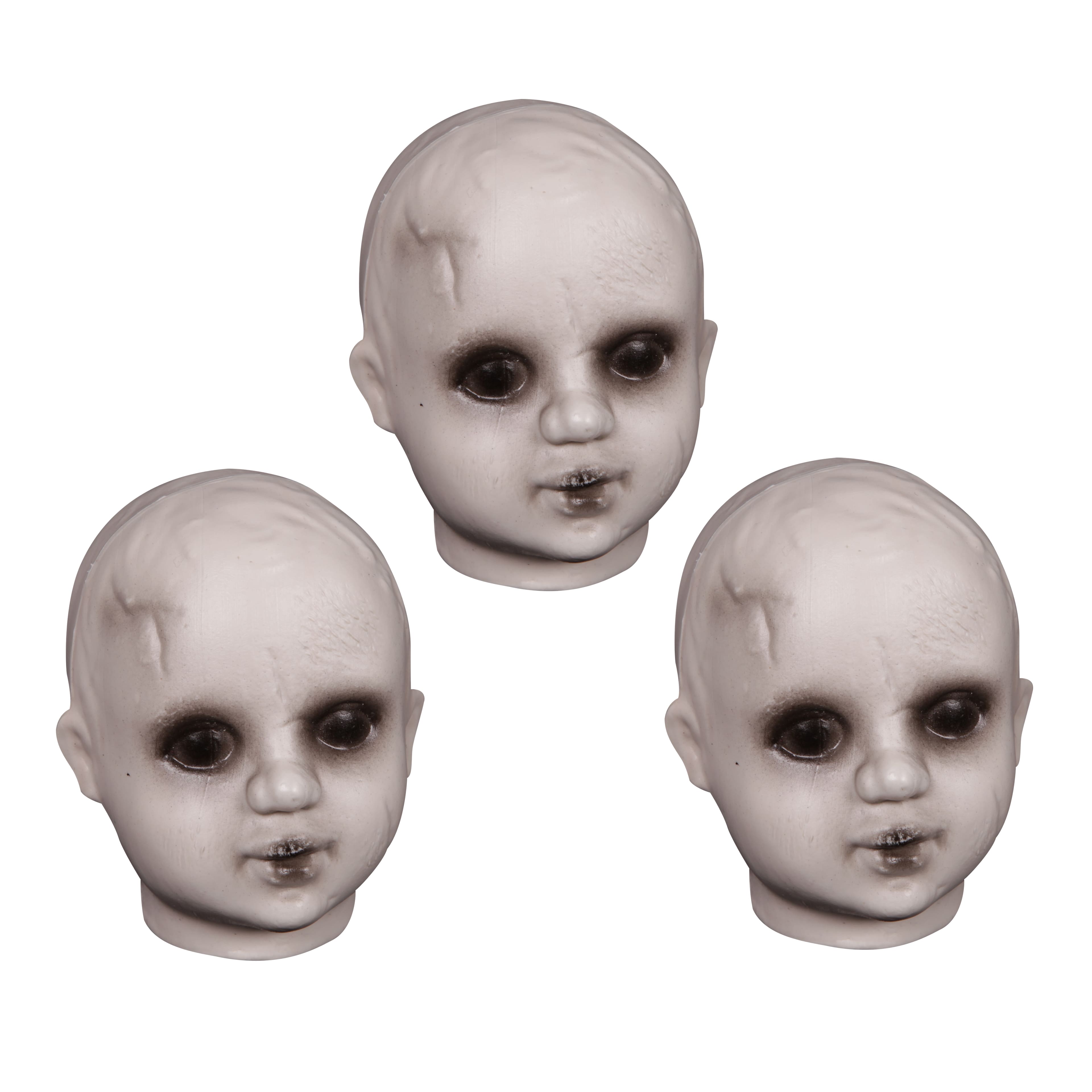 3 Baby Doll Heads 3ct. by Ashland Michaels