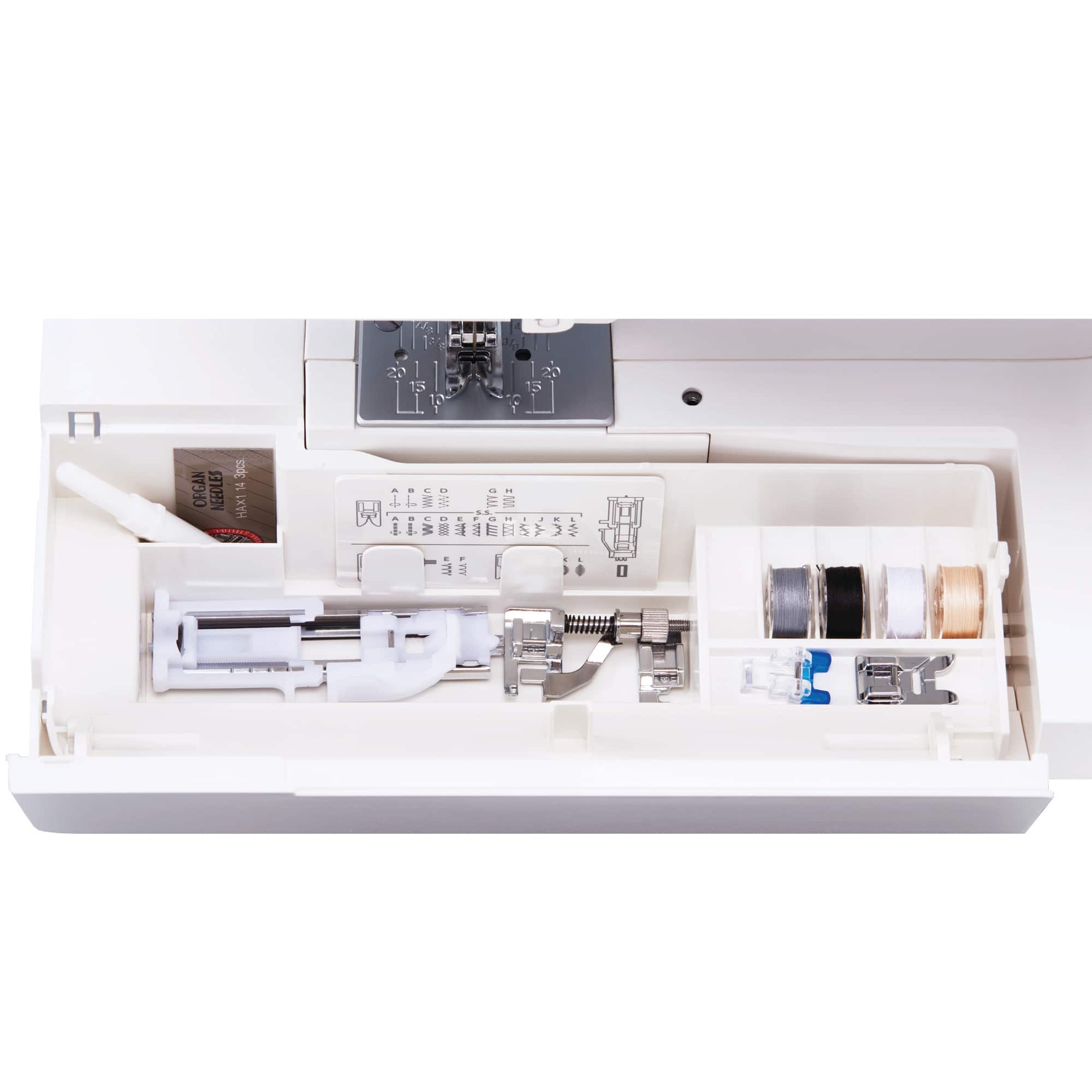Janome 1522-DG 22-Stitch Mechanical Sewing Machine with Wide Sewing Bed