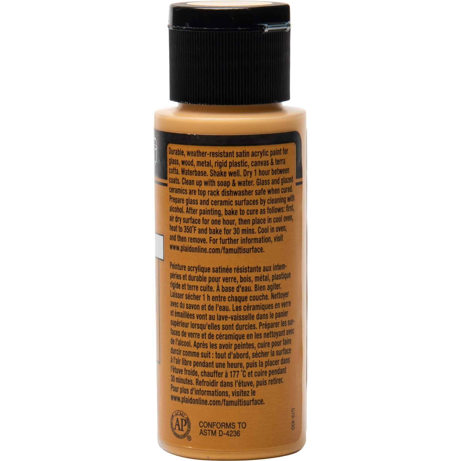 12 Pack: FolkArt® Multi-Surface Satin Acrylic Paint, 2oz.