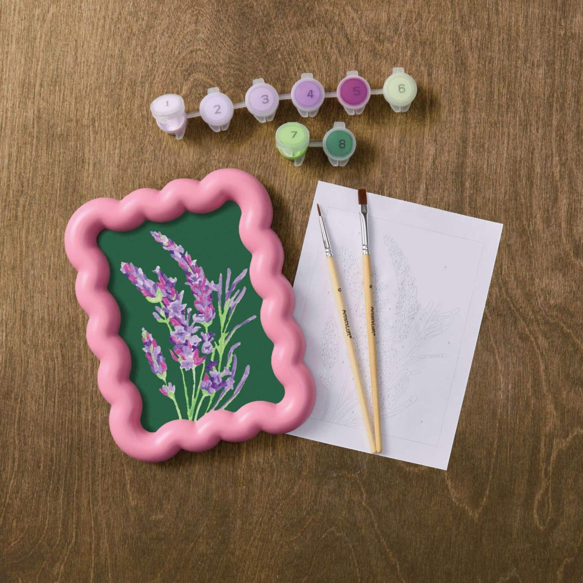 Lavender Paint-by-Number Framed Mini Kit by Artist's Loft®