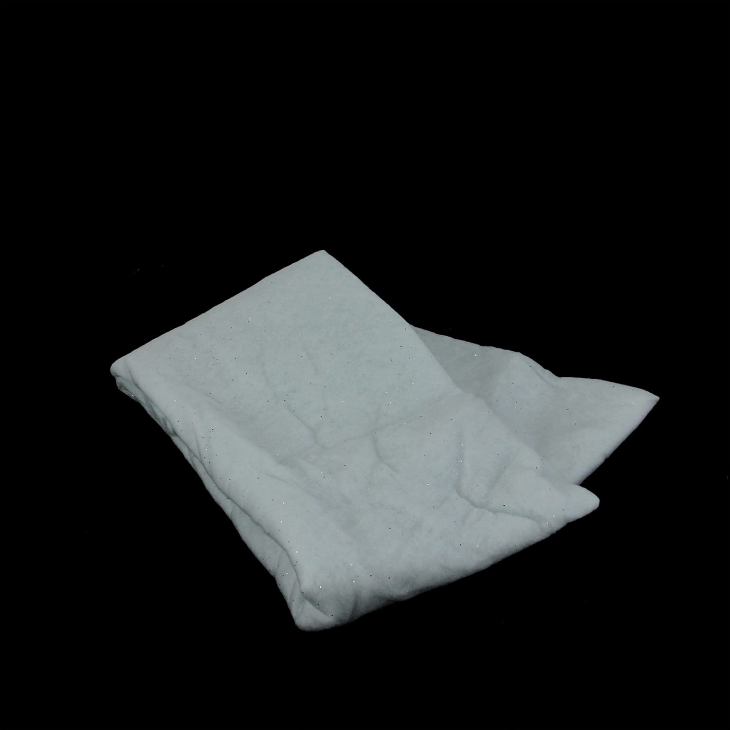 White Glitter Artificial Powder Snow Christmas Drape 36&#x22; x 60&#x22;