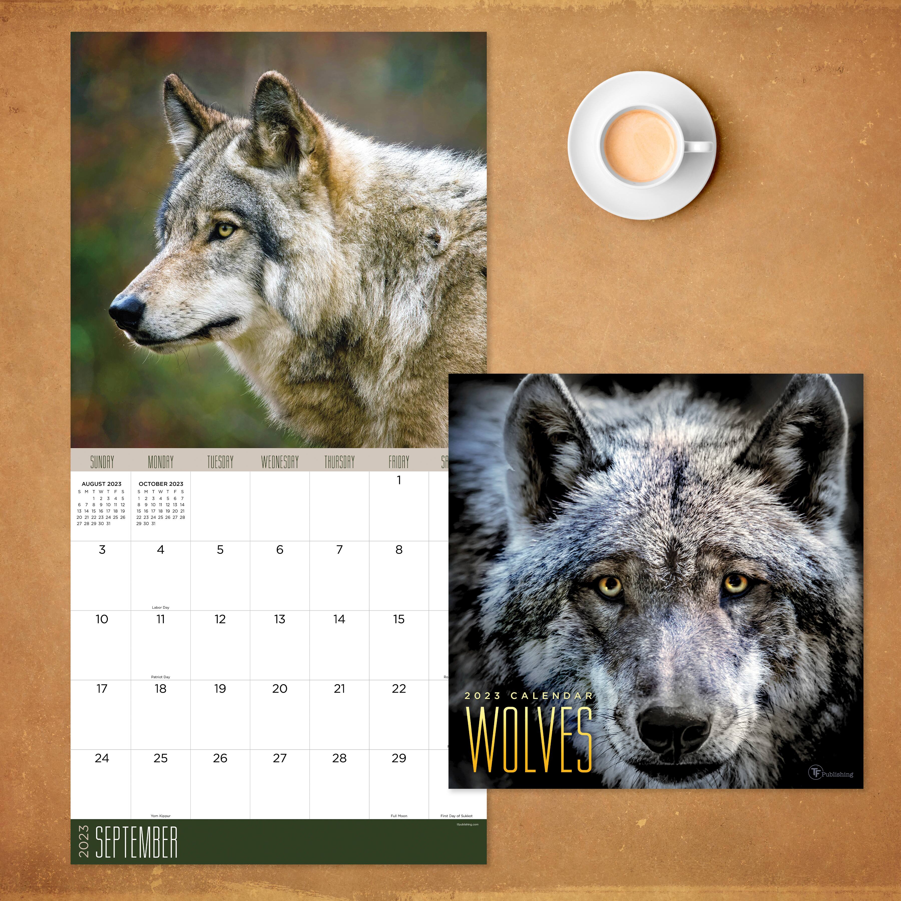 TF Publishing 2023 Wolves Wall Calendar Michaels