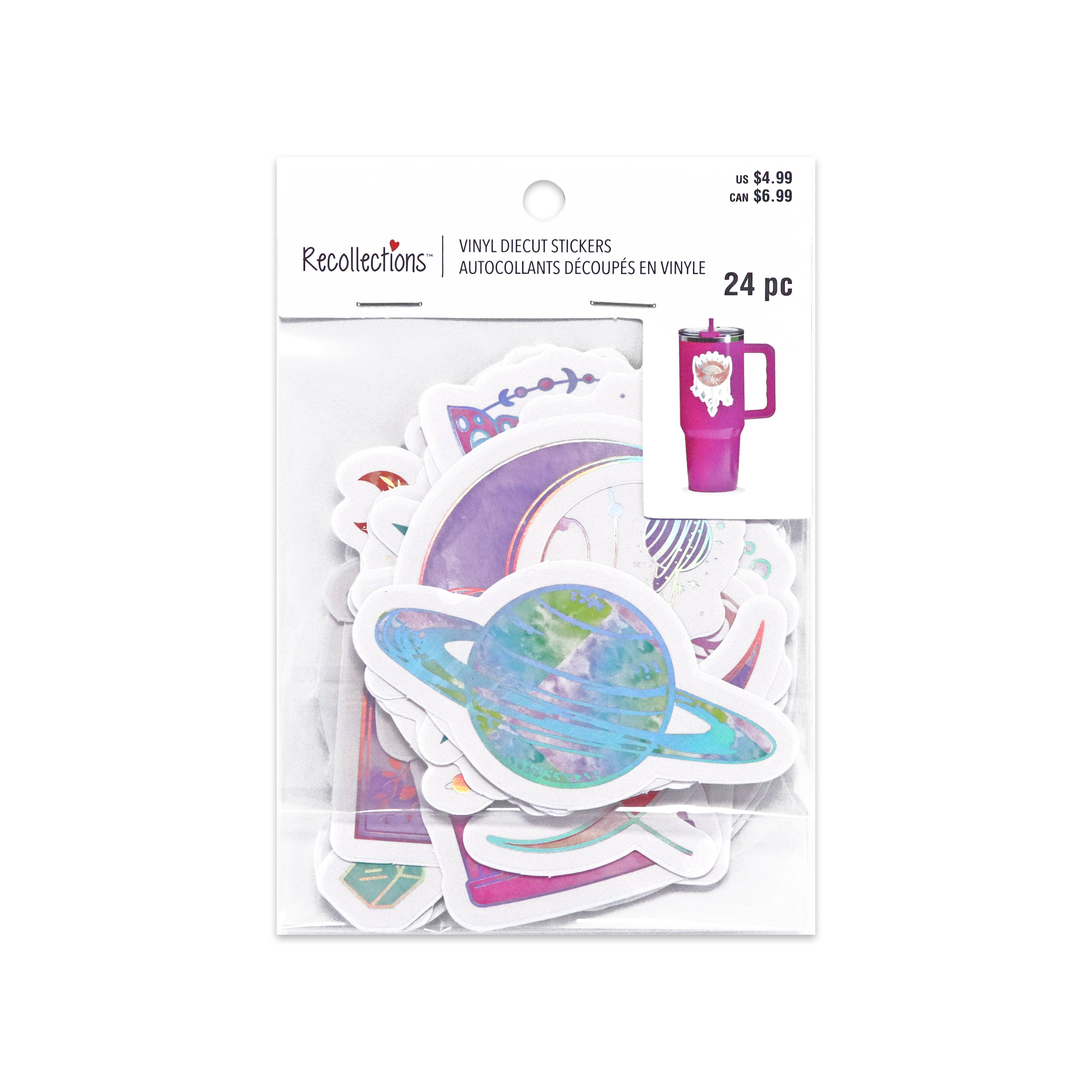 Pastel Celestial Vinyl Die Cut Stickers by Recollections™