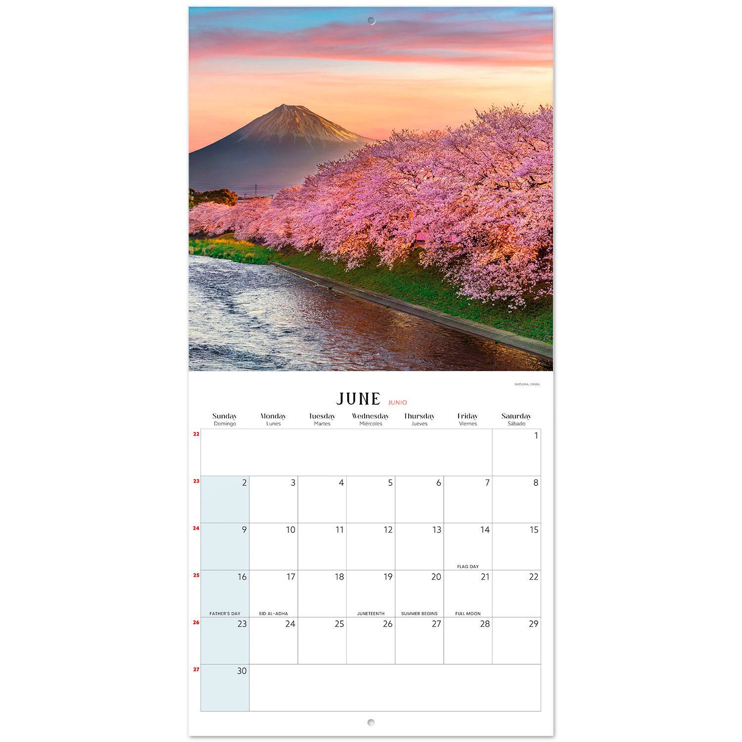 TF Publishing 2024 Japan Bilingual Wall Calendar