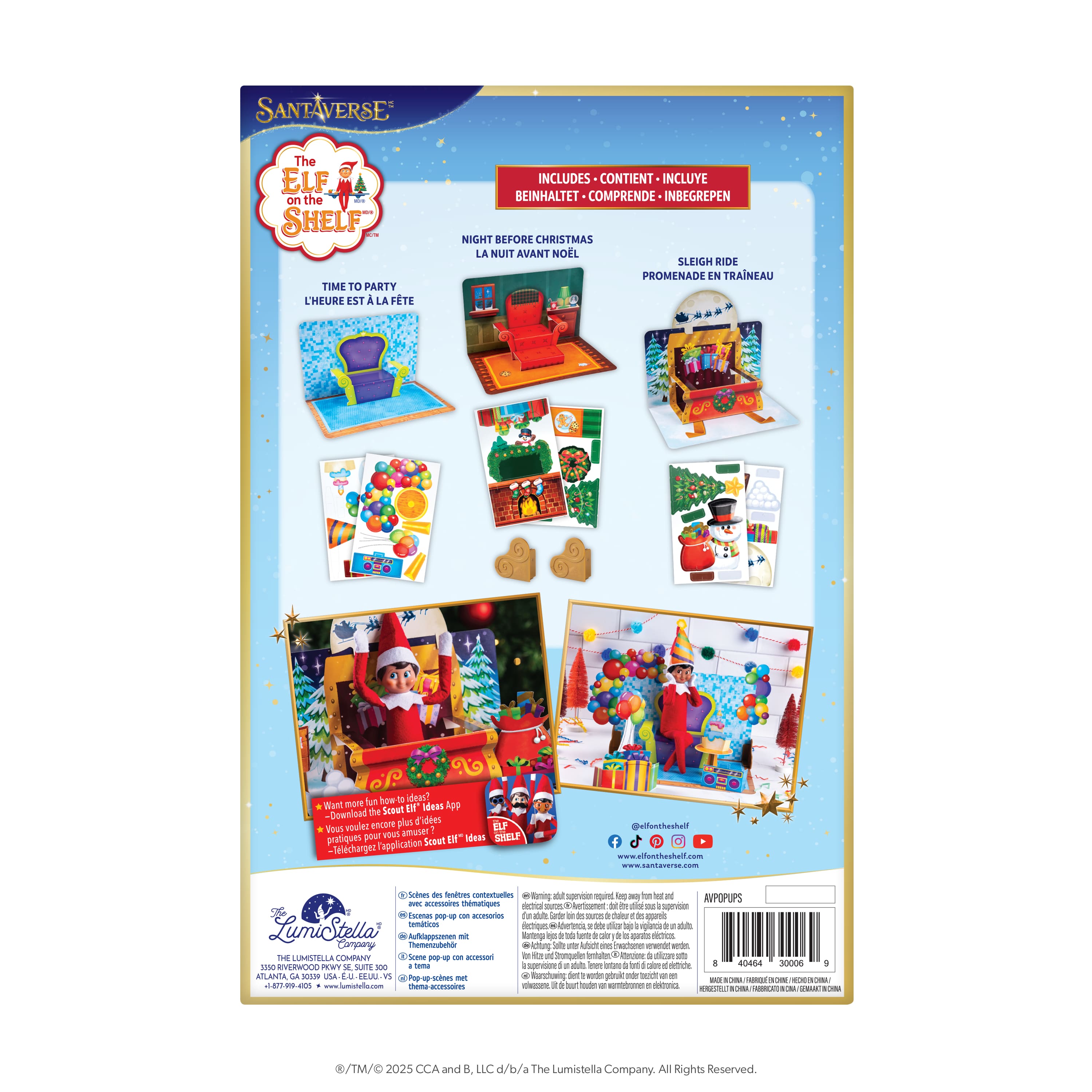 The Elf on the Shelf&#xAE; Insta-Moment Pop-Ups Celebration Series