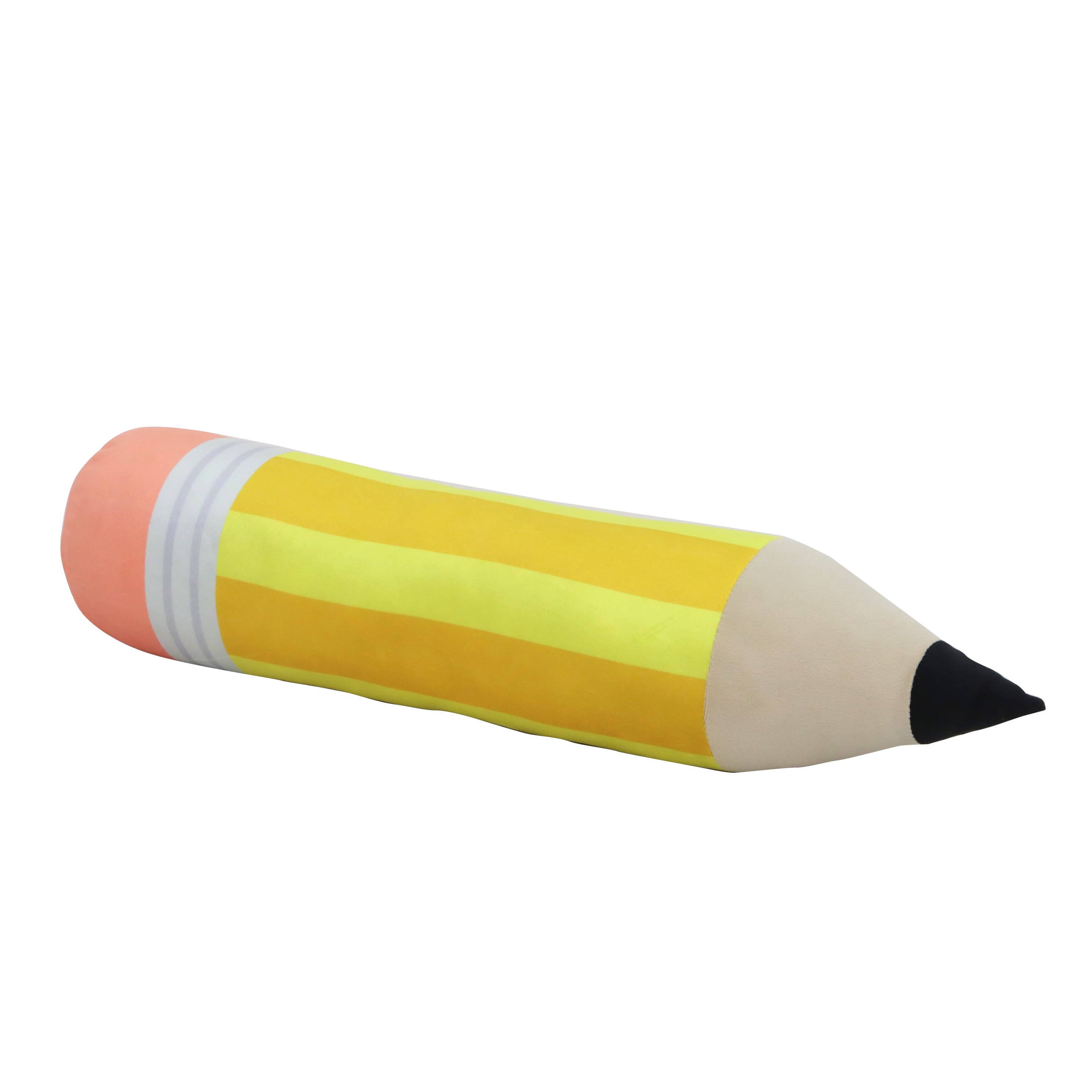 20.5&#x22; Yellow Pencil Pillow by B2C&#x2122;