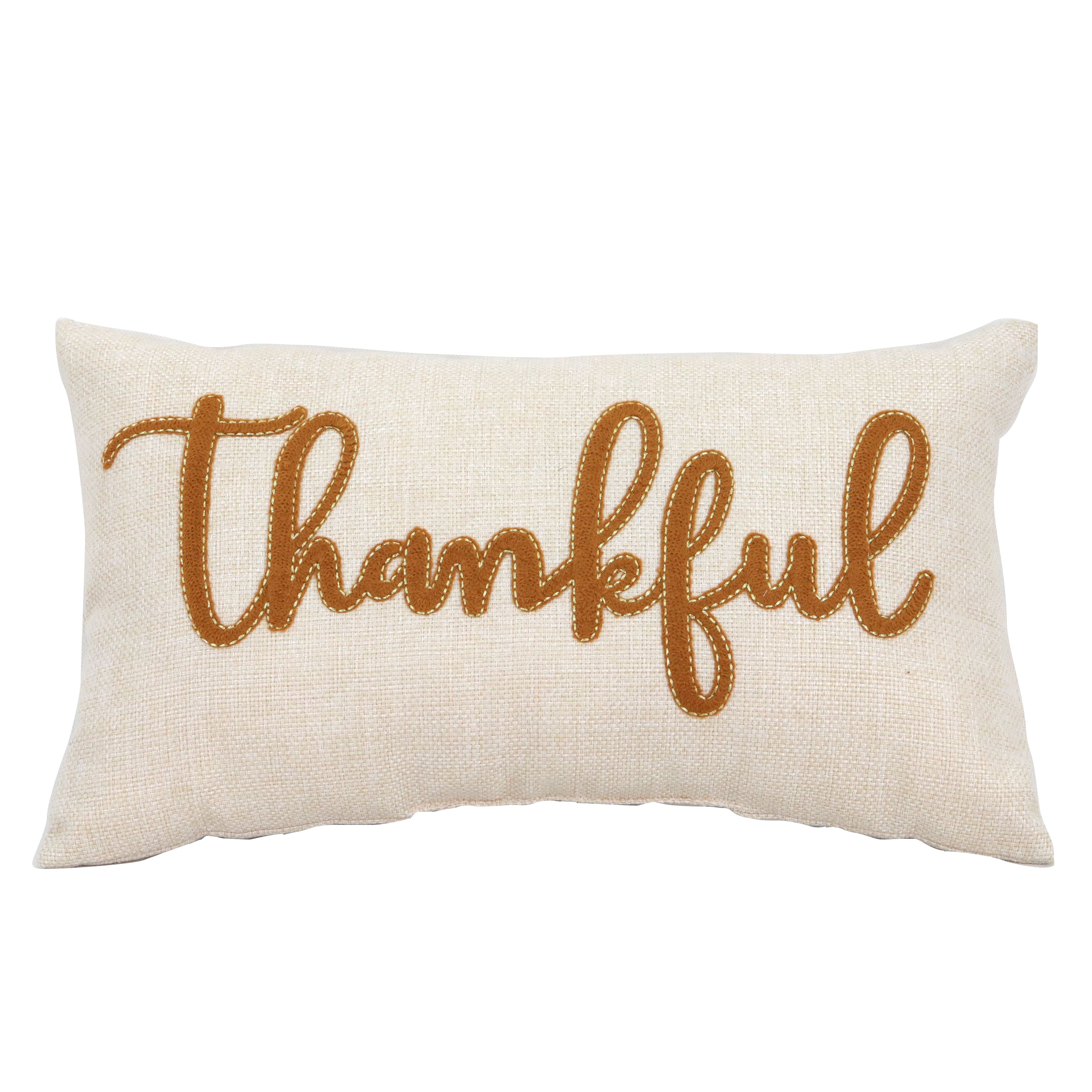 20&#x22; x 12&#x22; Thankful Lumbar Pillow by Ashland&#xAE;