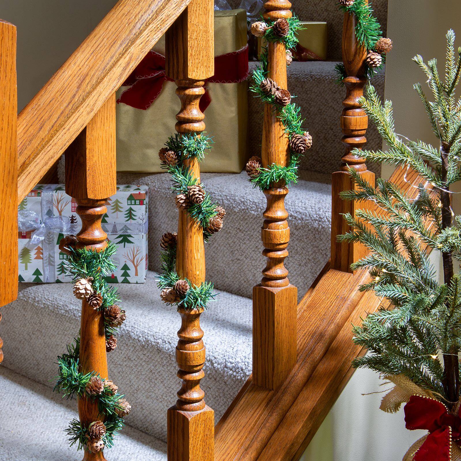 Haute Decor GarlandTies 18&#x22; Noble Pine Ties with Pine Cones, 20ct.