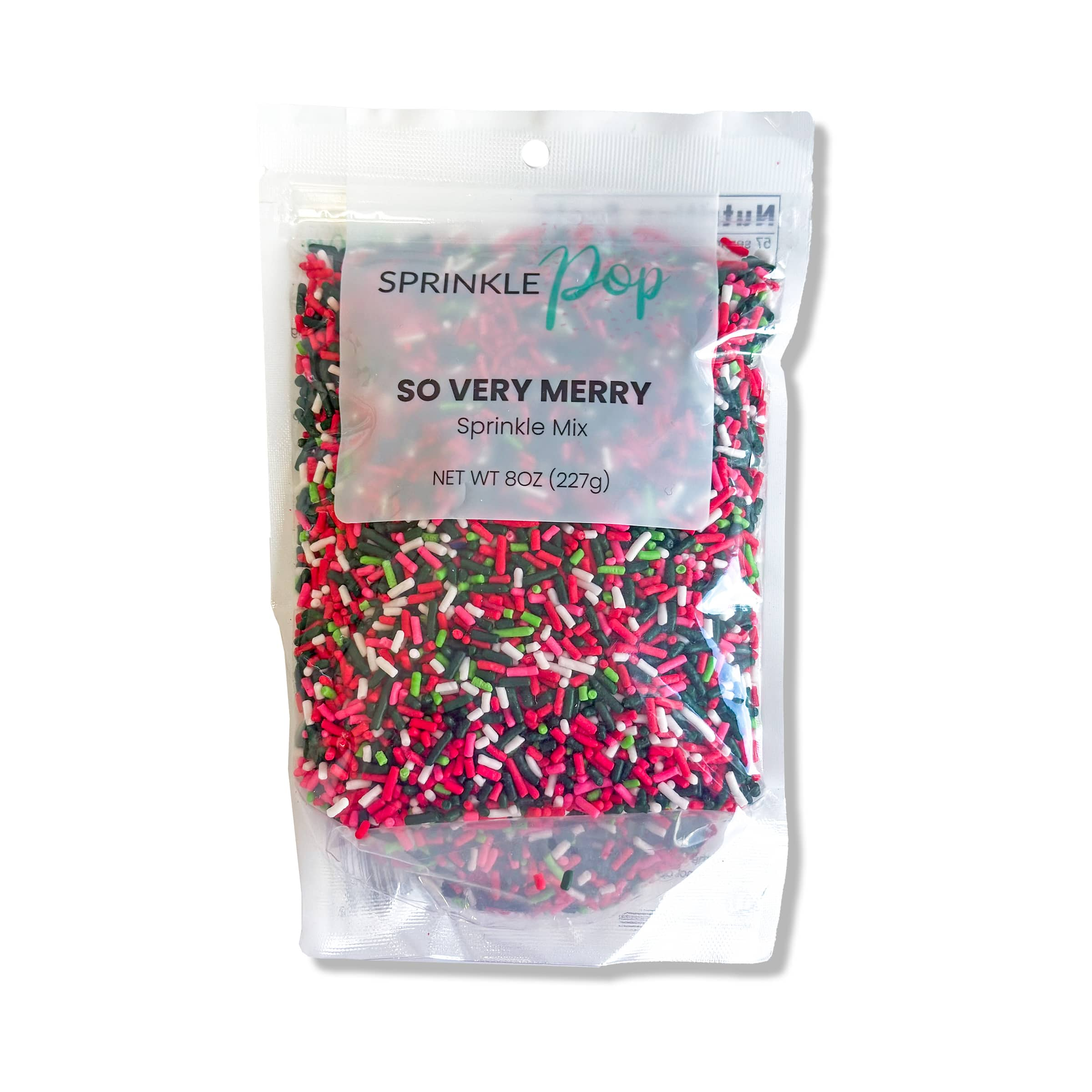 Sprinkle Pop 8oz. So Very Merry Sprinkle Mix