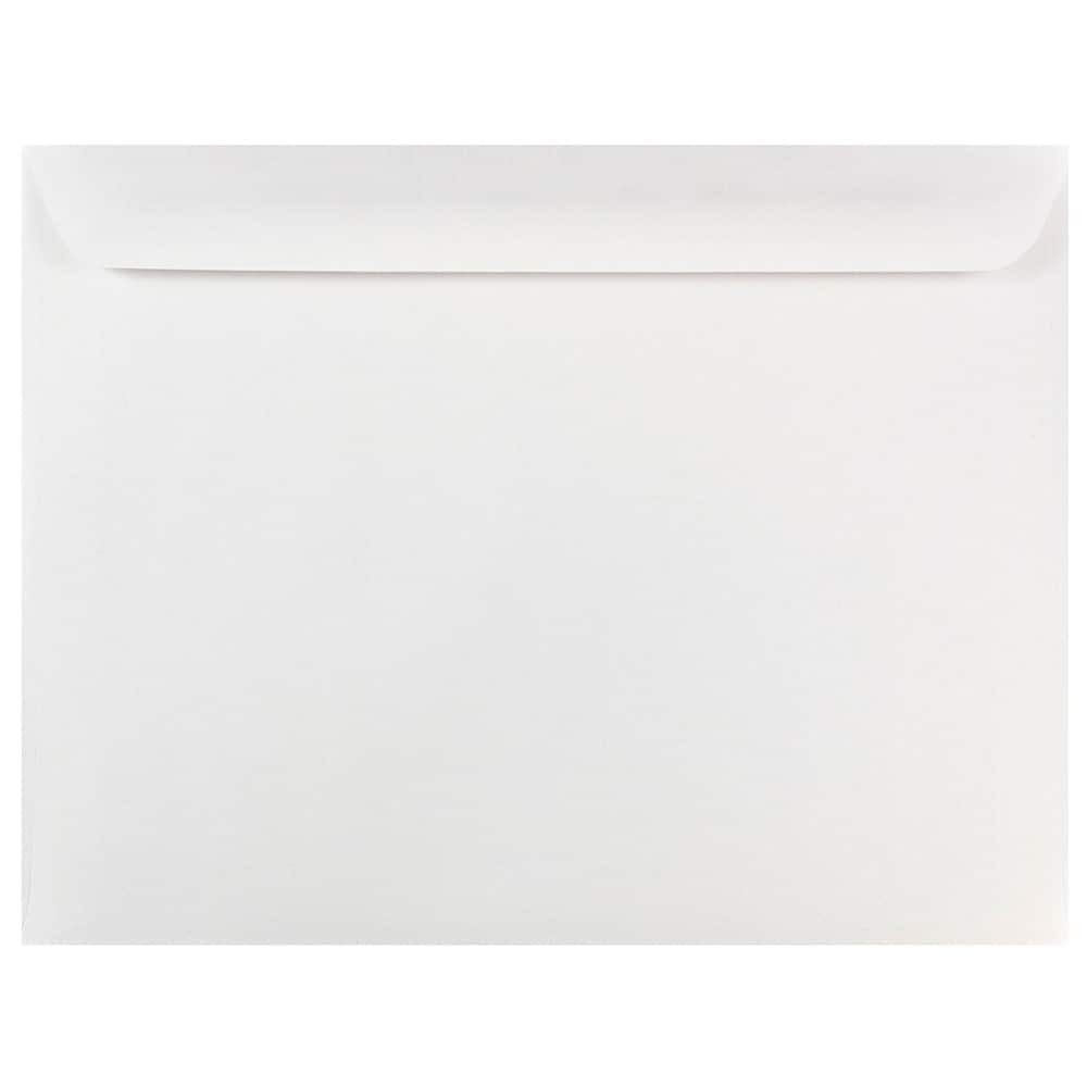 JAM Paper 10" x 13" White Booklet Envelopes, 50ct.