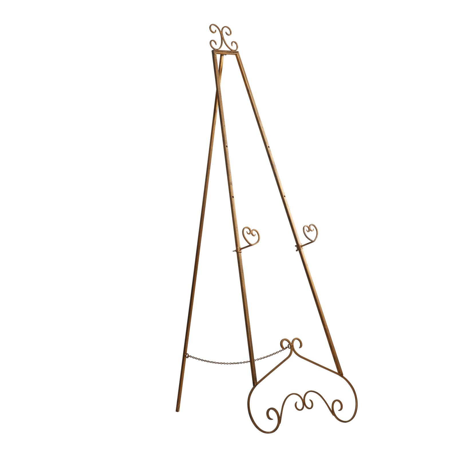 Gold Iron Traditional Easel, 68" x 23" x 33" Michaels