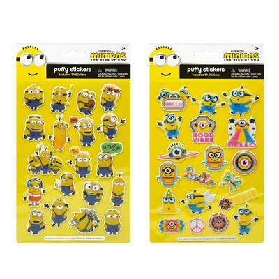 Assorted Minions The Rise of Gru Puffy Stickers, 1pc. | Michaels