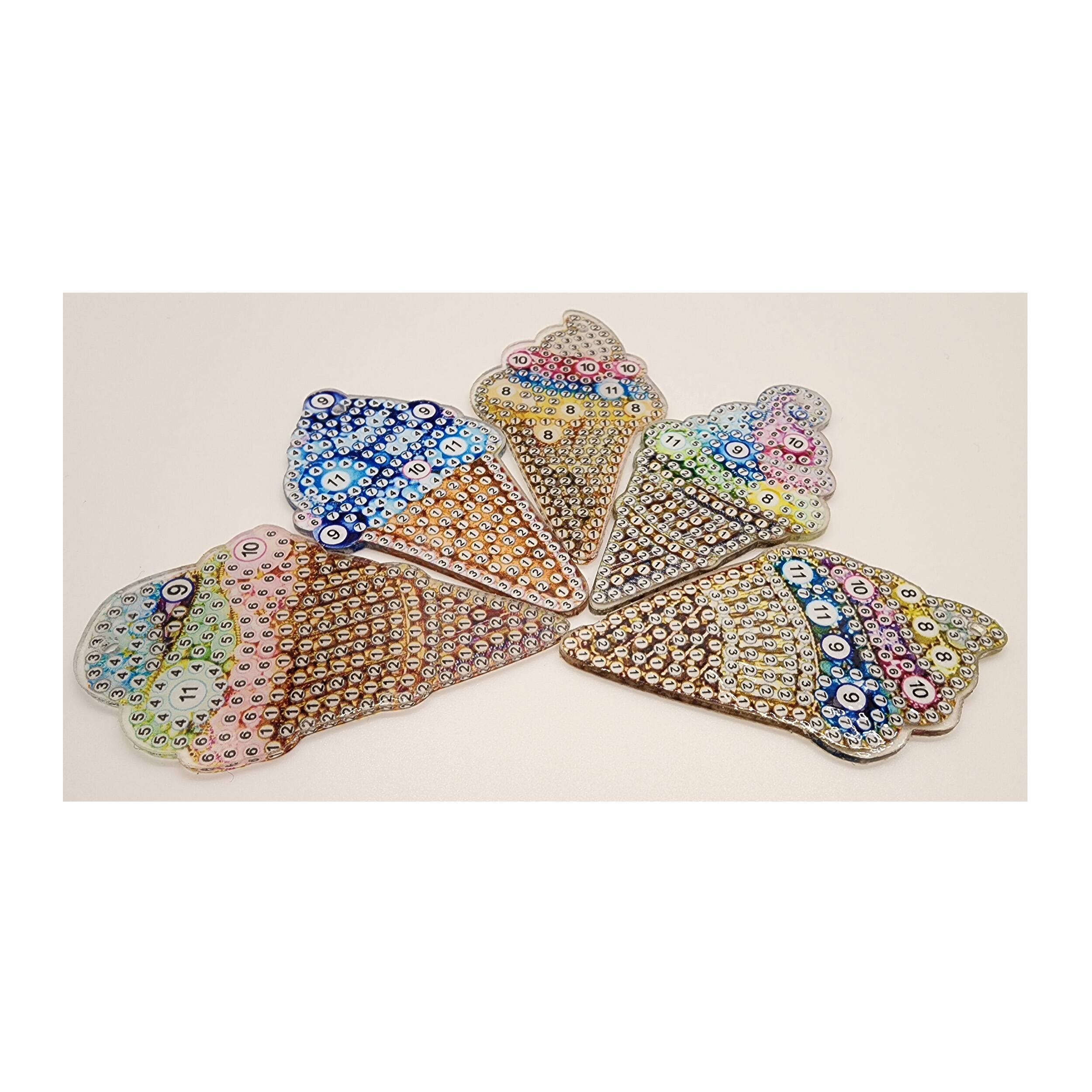 Sparkly Selections Ice Cream Diamond Painting Keychain Kit