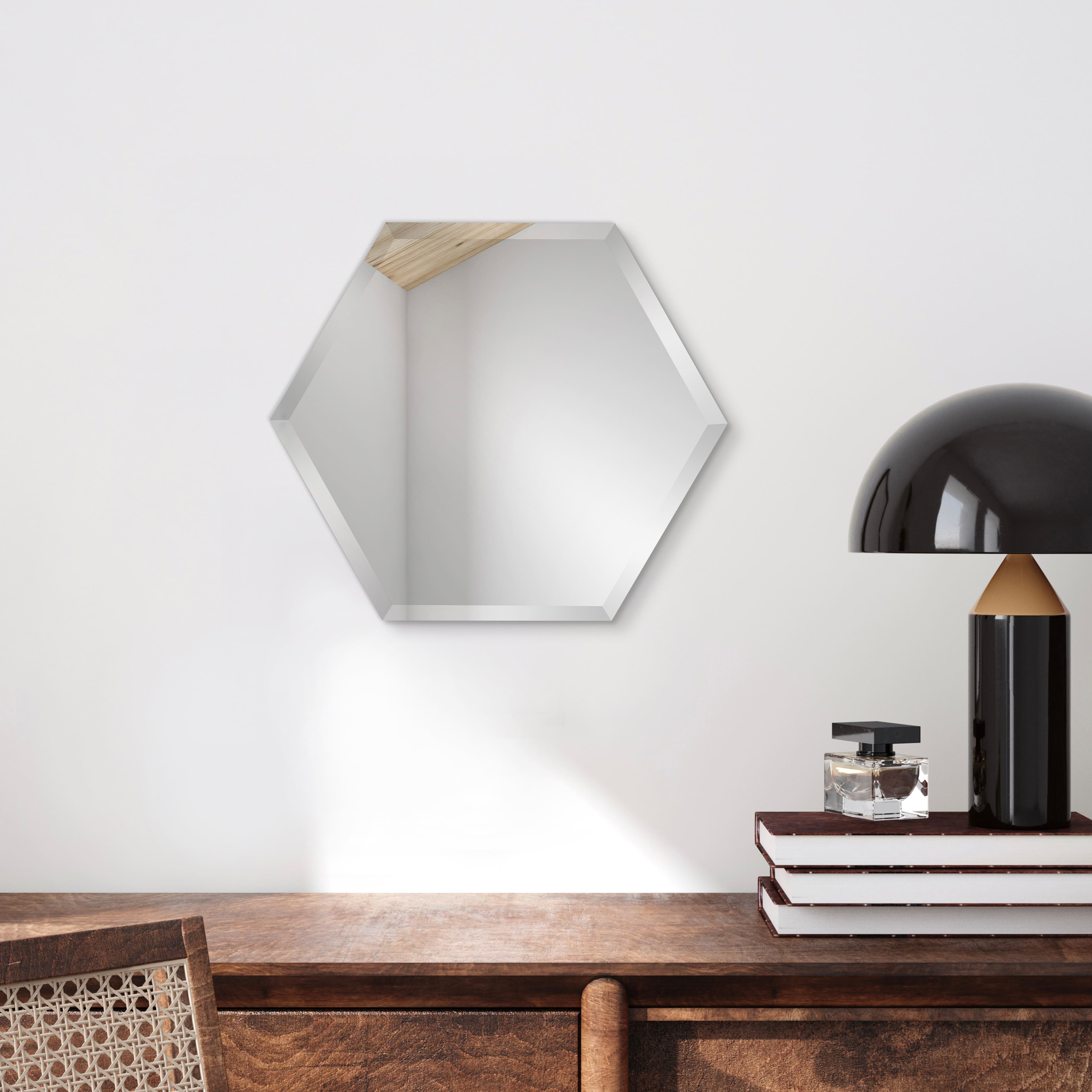 5.75&#x22; Beveled Hexagon Mirror by Make Market&#xAE;