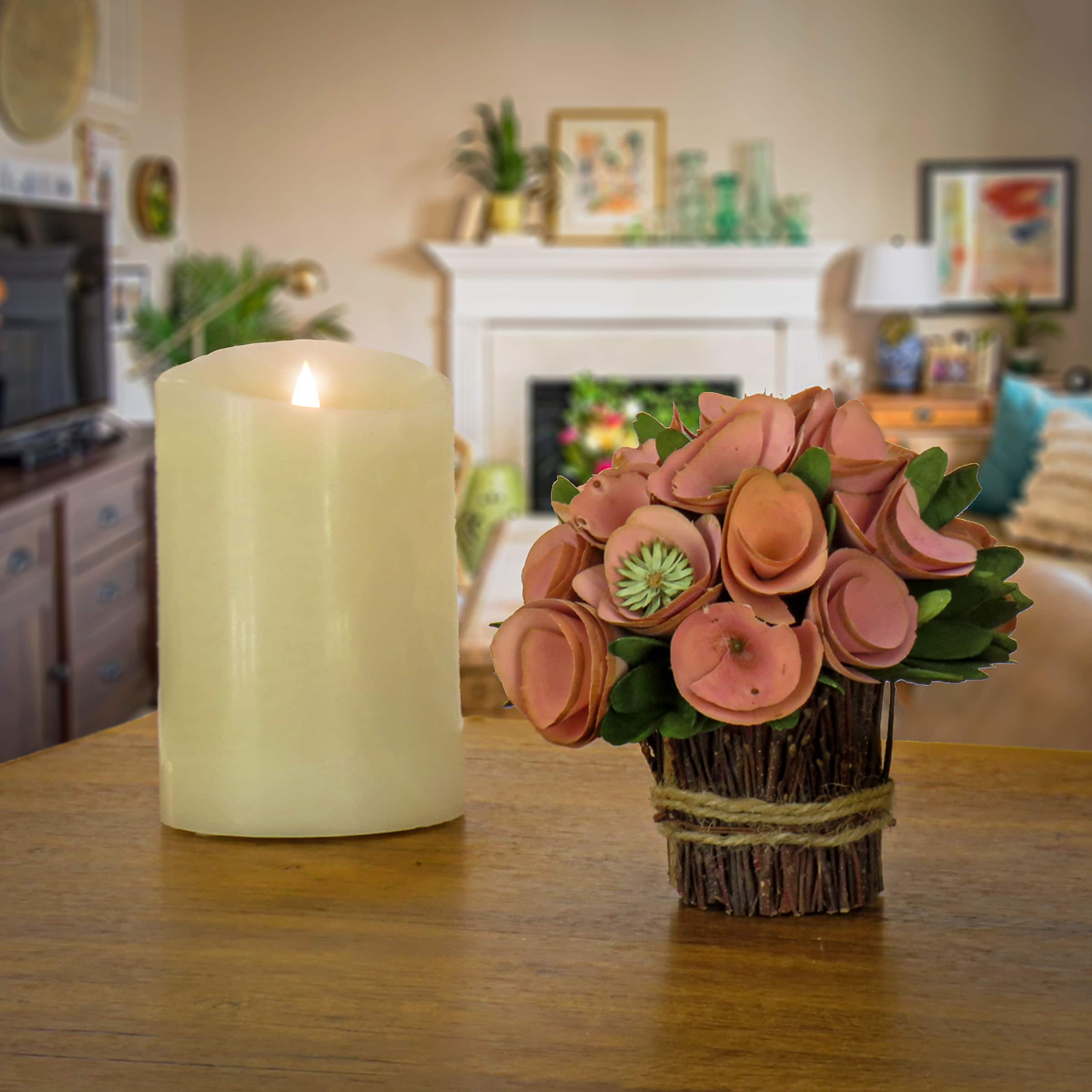 7" Pink Spring Floral Bundle