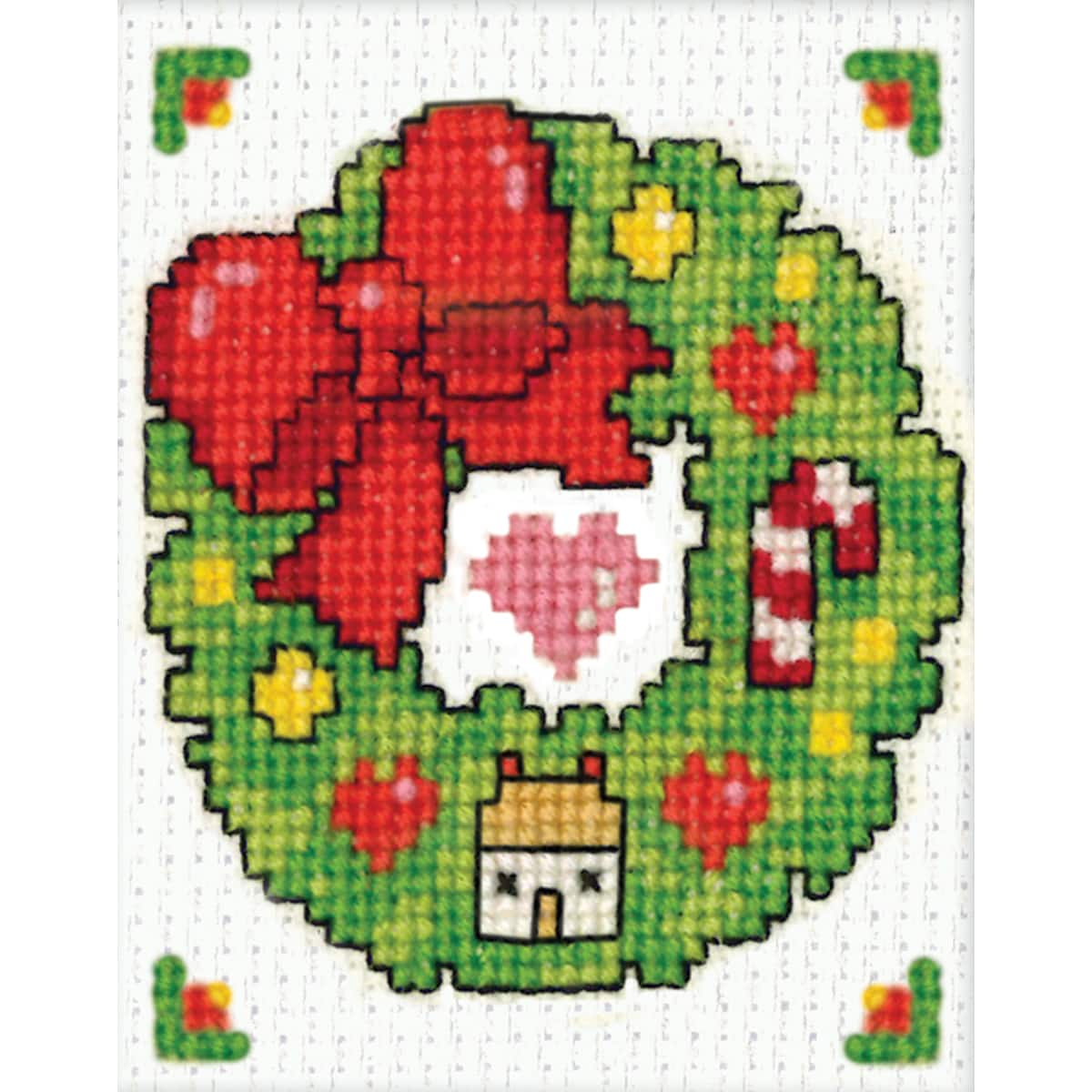 Design Works Wreath Counted Cross Stitch Kit