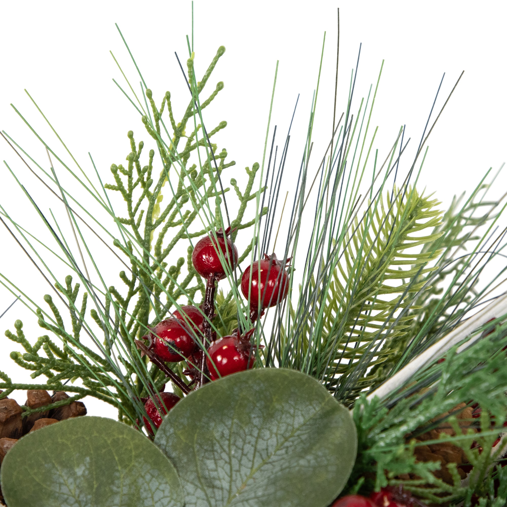 Real Touch™ 5ft. Unlit Berries & Birch Twigs Artificial Pine Christmas Swag