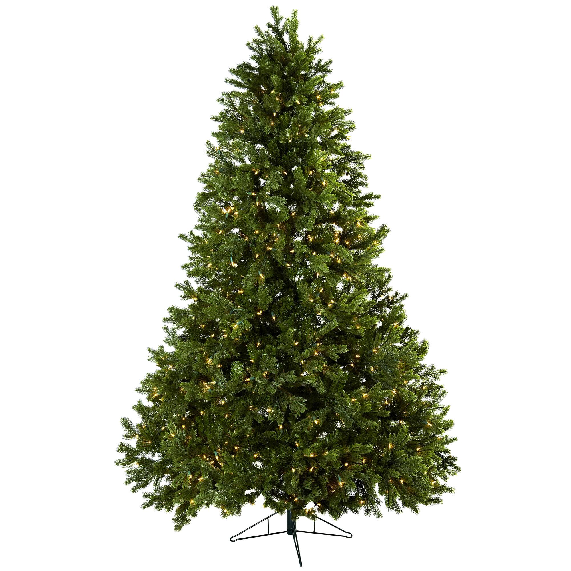 Home Accents Holiday 7.5 Ft Unlit Decorated Yonkers Pine Tree Home
