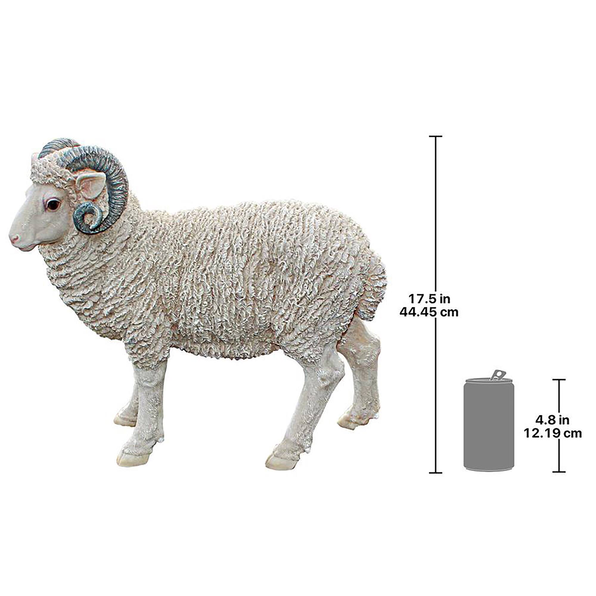 Design Toscano 20&#x22; Horned Dorset Sheep Statue