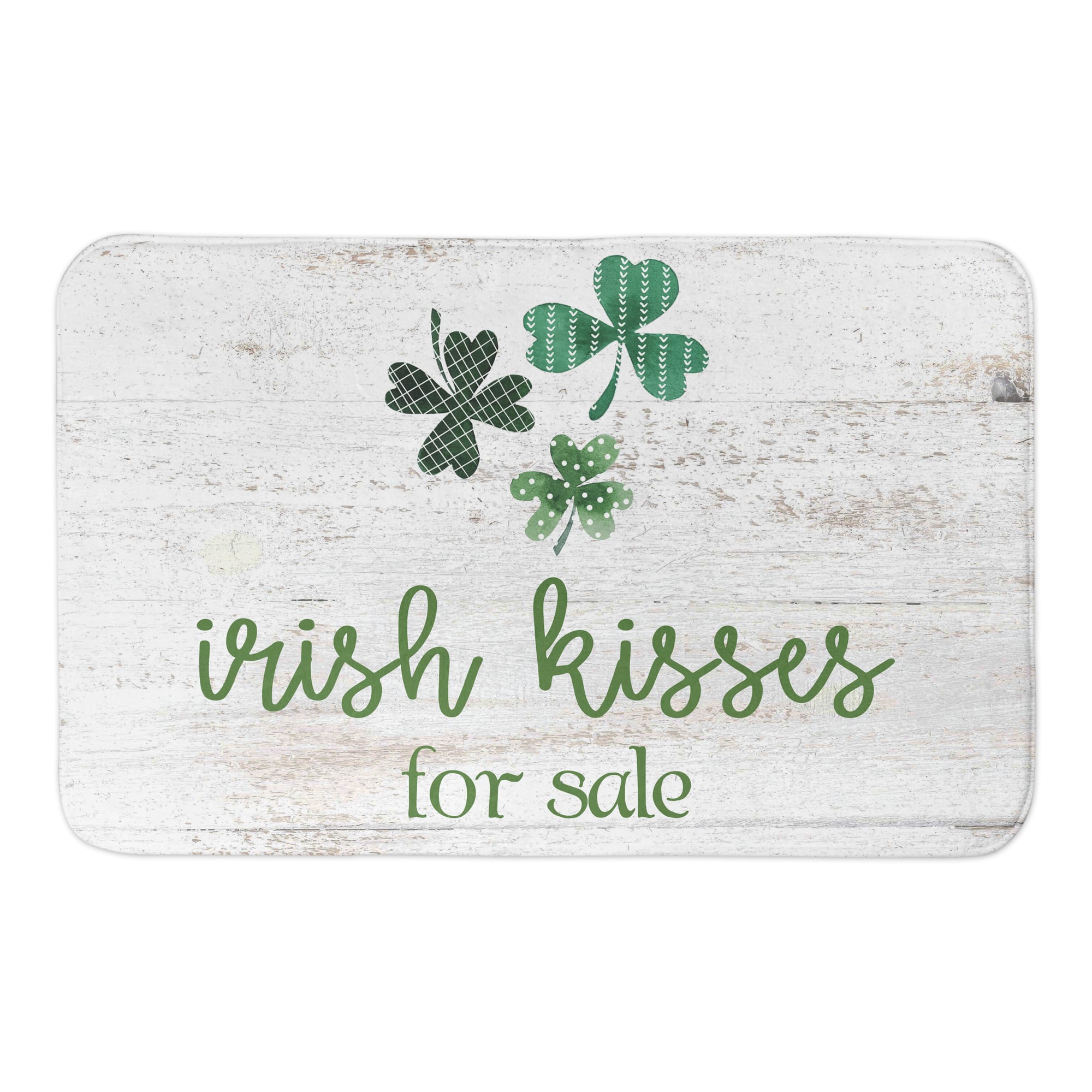 Clover Irish Kisses For Sale Bath Mat 34&#x22; x 21&#x22; Bath Mat