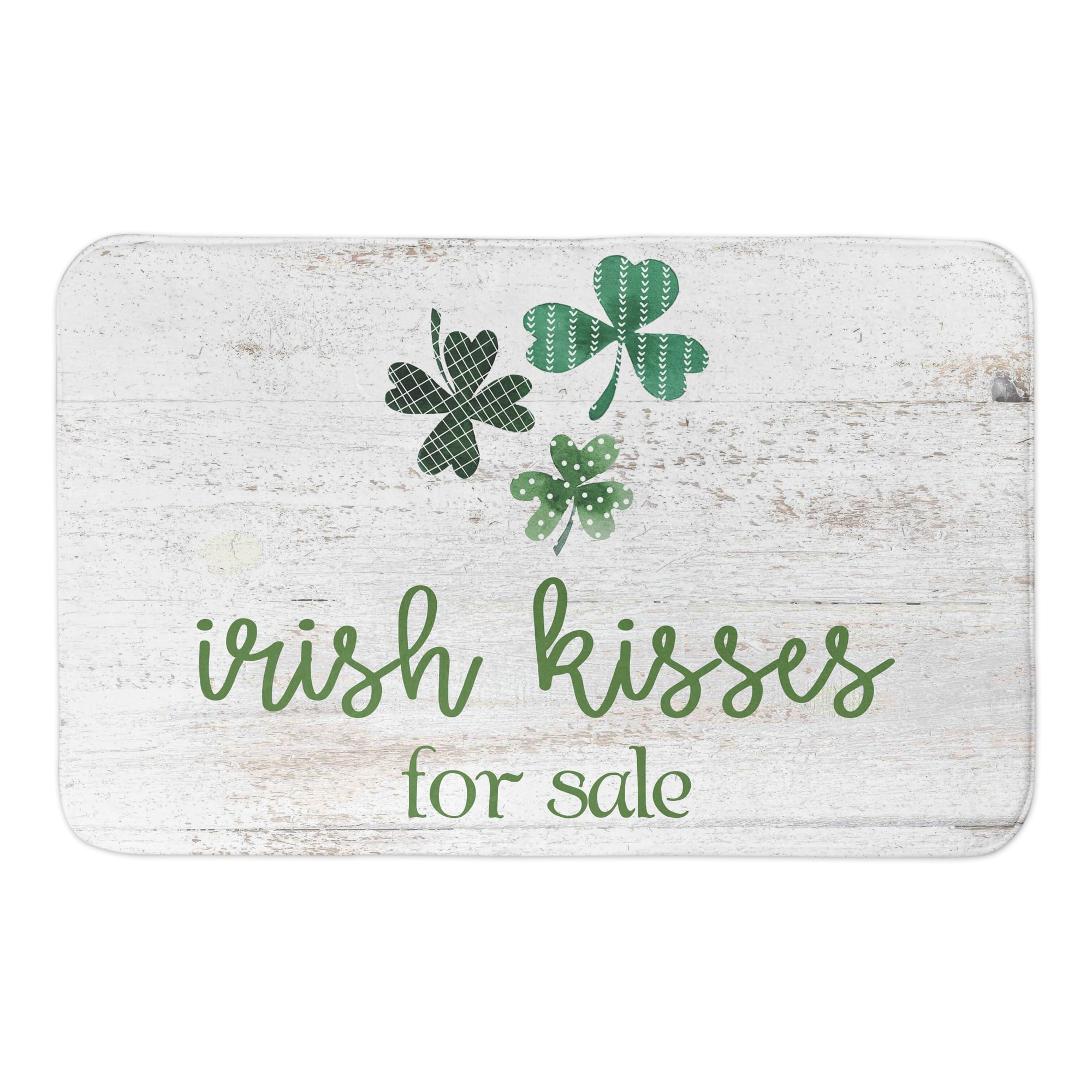 Clover Irish Kisses For Sale Bath Mat 34" x 21" Bath Mat