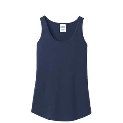 Port & Company® Ladies Core Cotton Tank Top in Navy Blue | X-Small | Michaels®