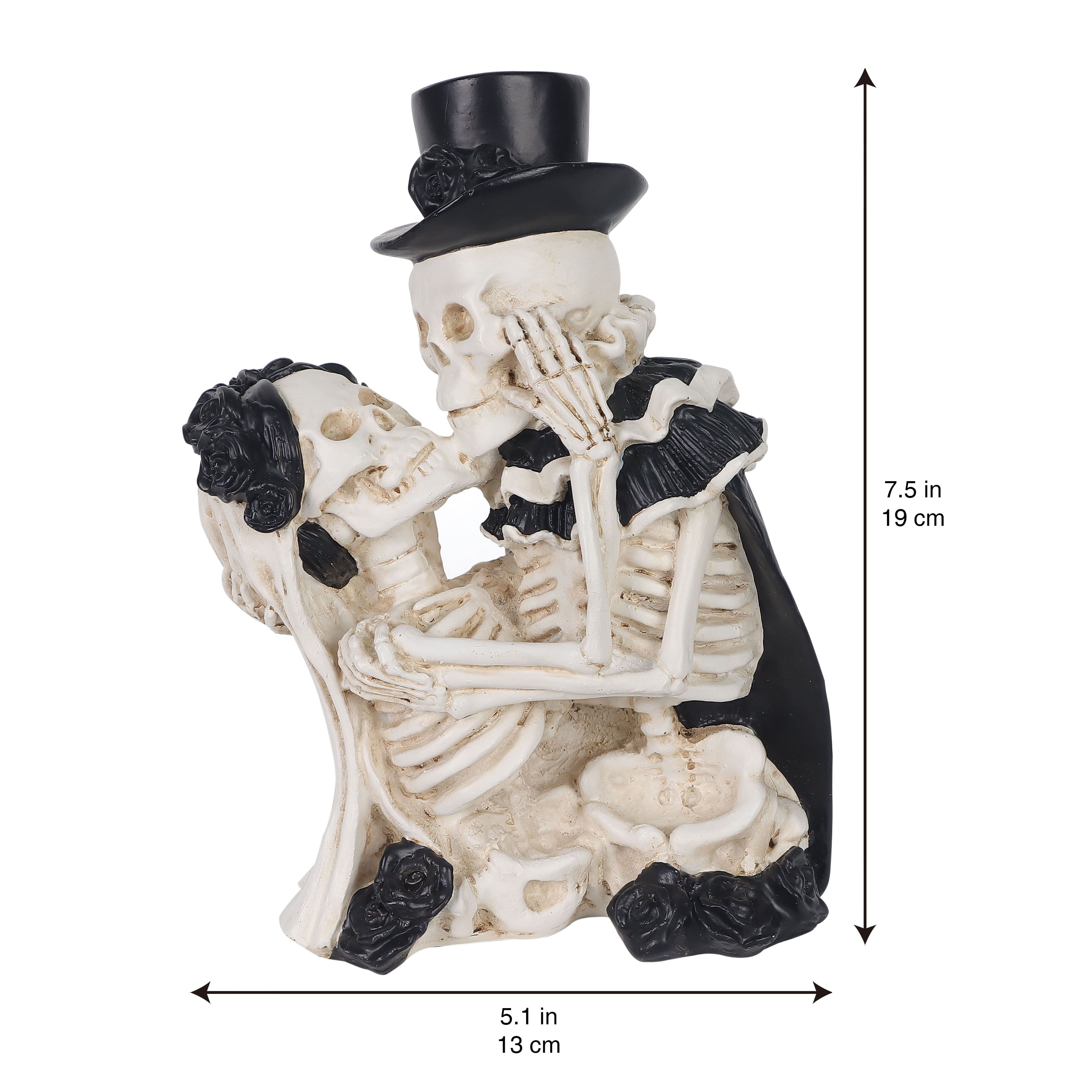 7.5&#x22; Couple Embrace Skeleton Tabletop D&#xE9;cor by Ashland&#xAE;