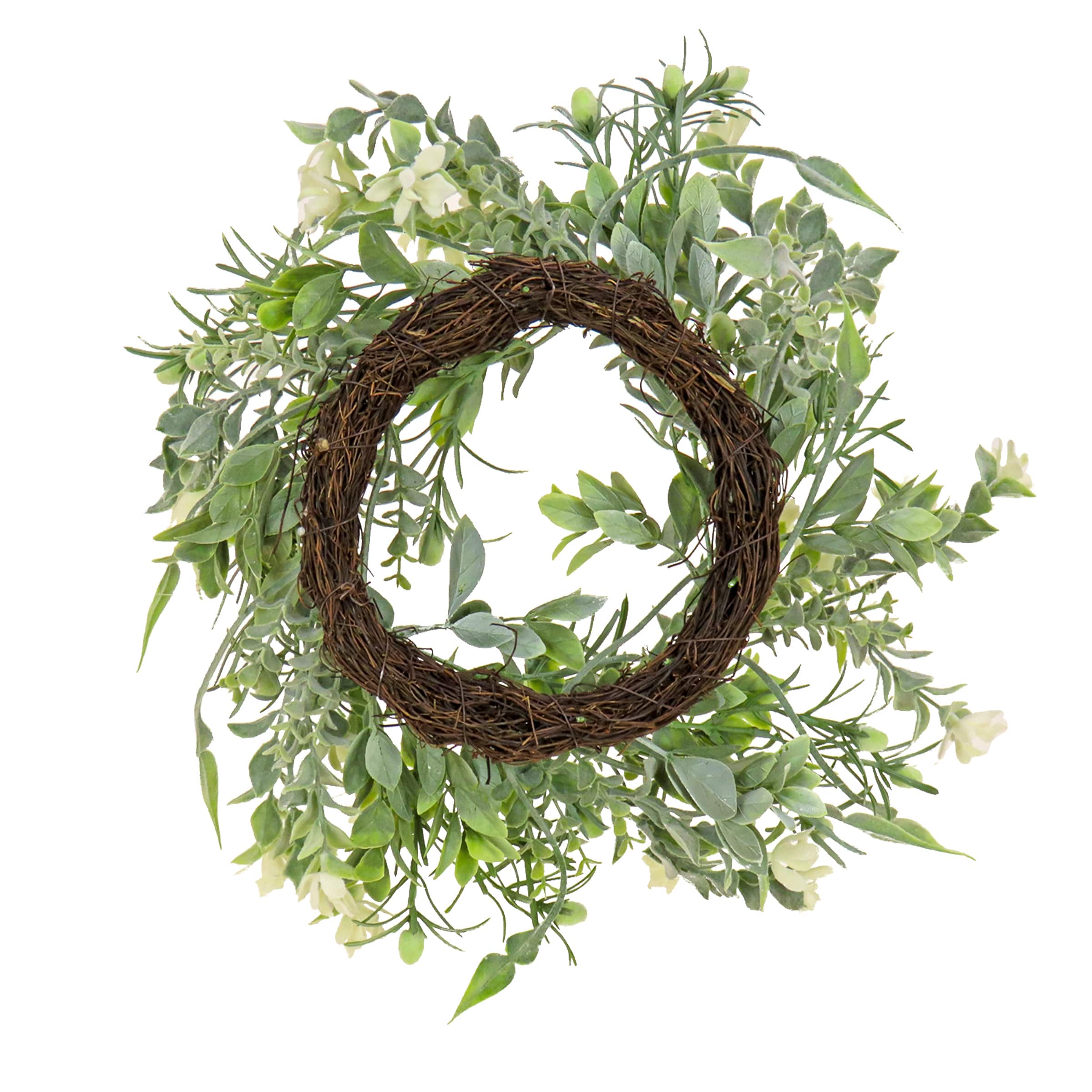 14&#x22; Spring Mixed Blossoms Table Wreath