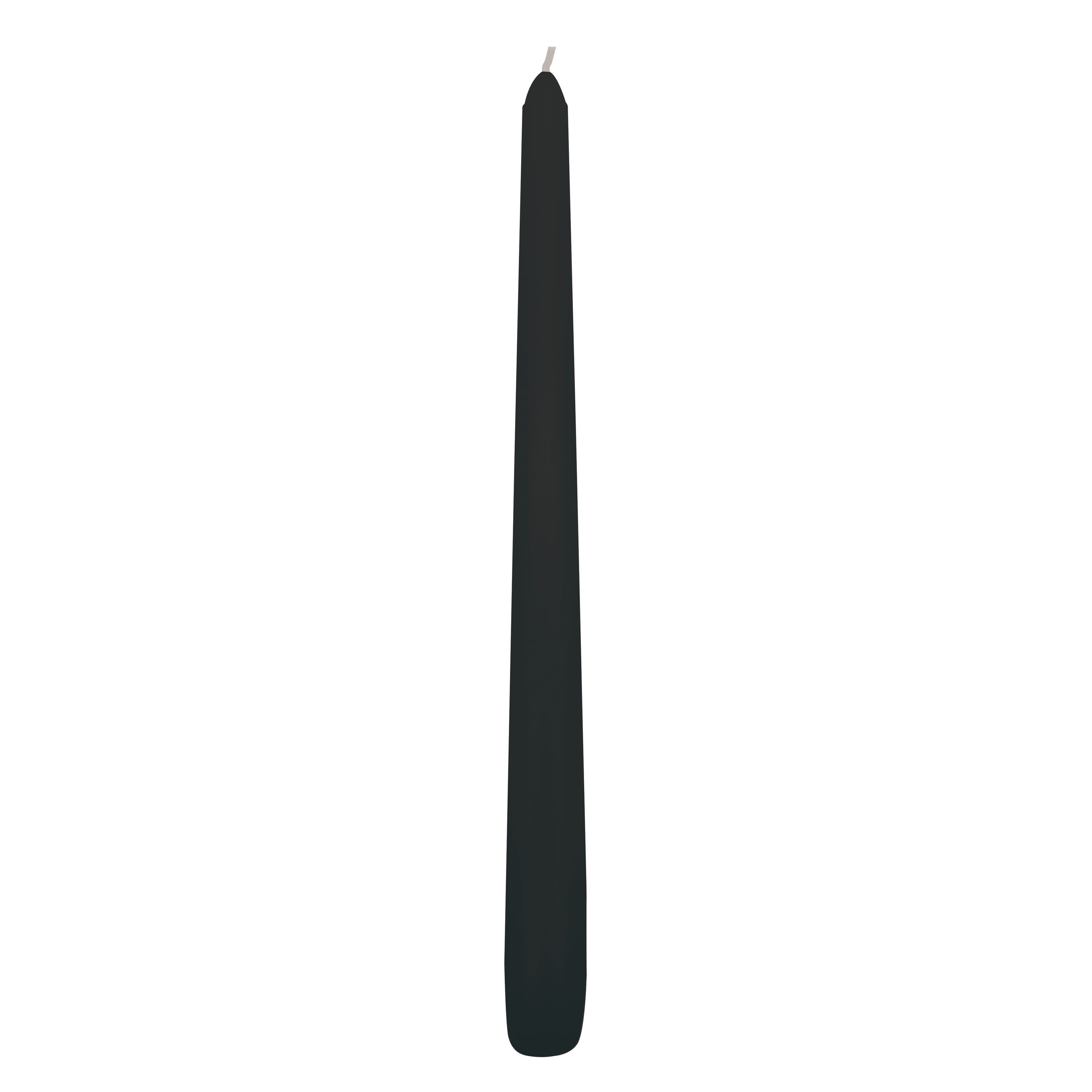 48 Pack: 10" Black Taper Candle by Ashland®
