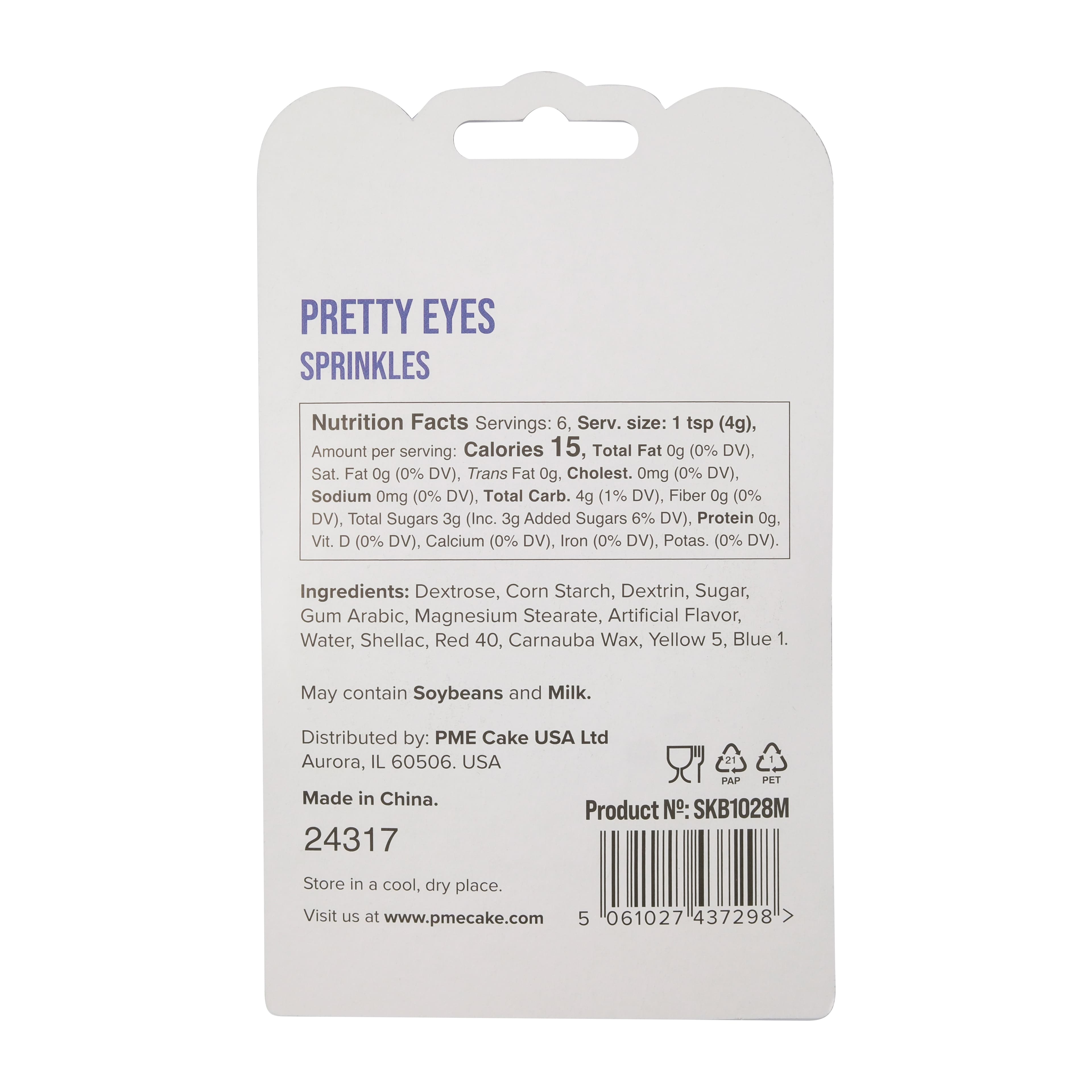 PME Cake Sweet Street&#xAE; Pretty Eyes Sprinkles