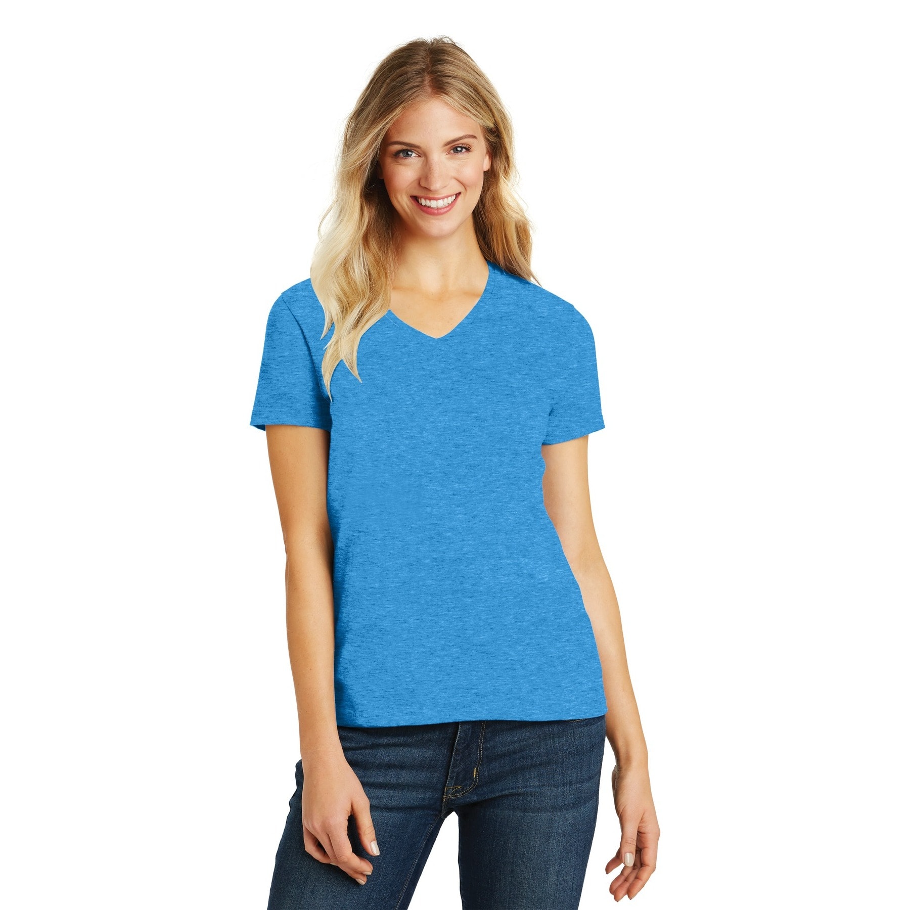 District® Women's Perfect Blend® V-Neck T-Shirt