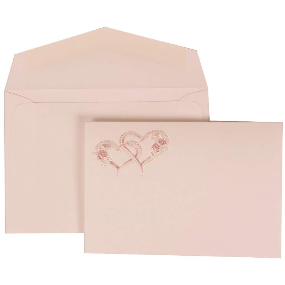 Wedding invitations/Wedding Cards hearts entwined x16 with envelopes 