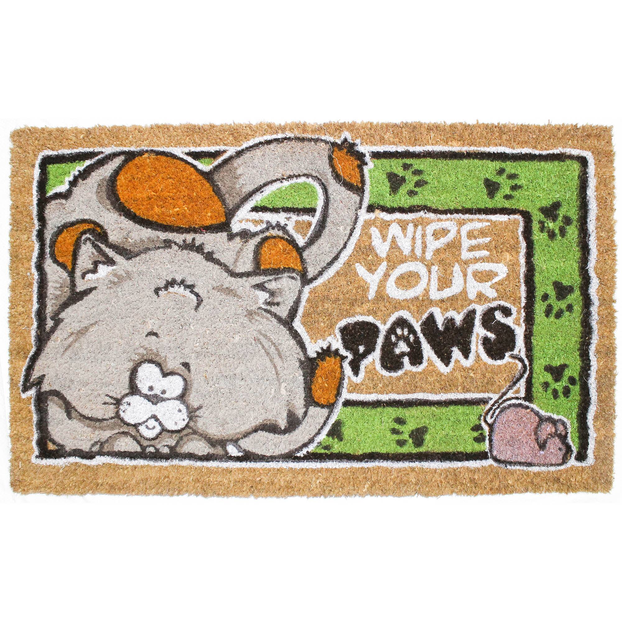 DII® Multicolor Wipe Your Paws Doormat