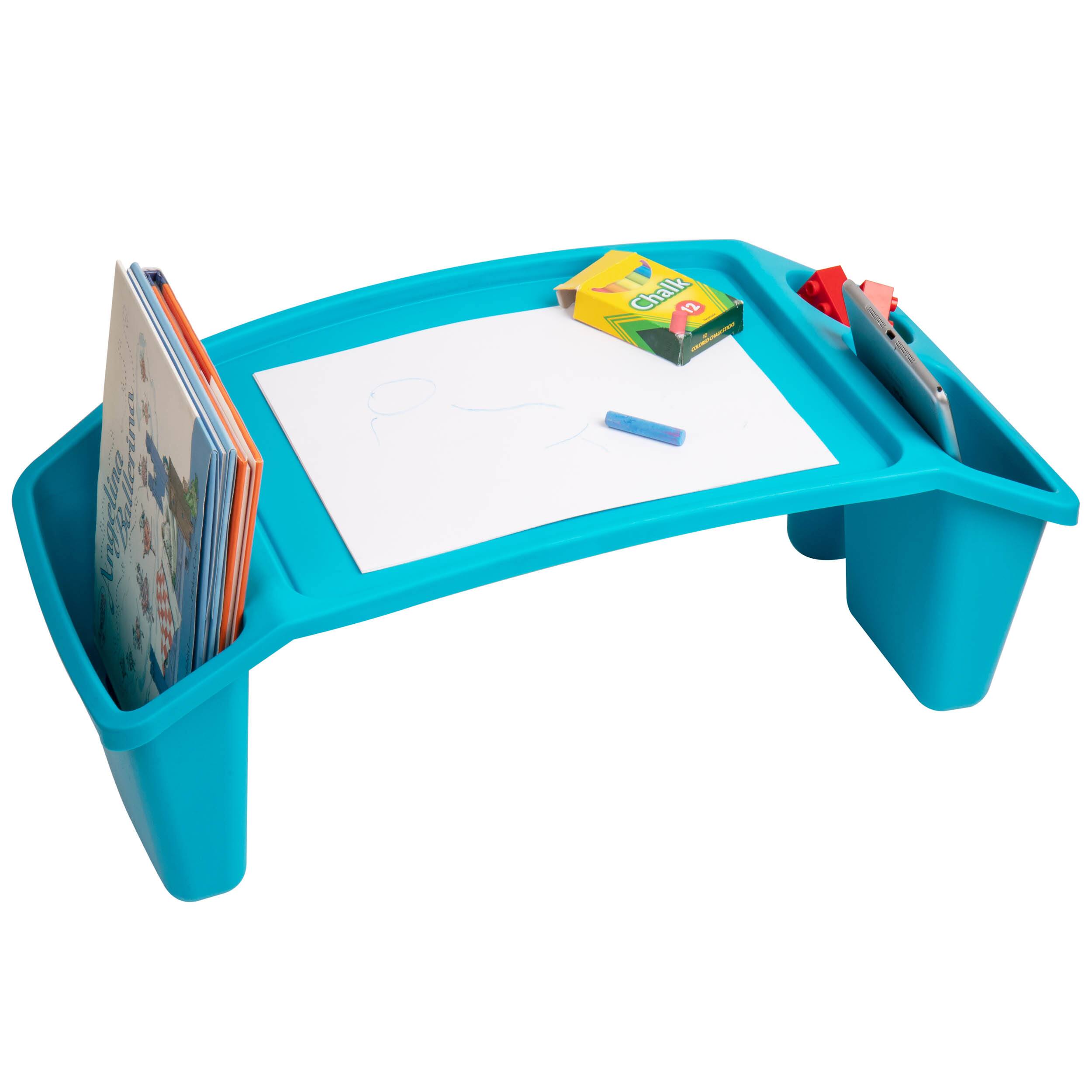 Mind Reader Kids’ Freestanding Portable Lap Desk With Side Pockets