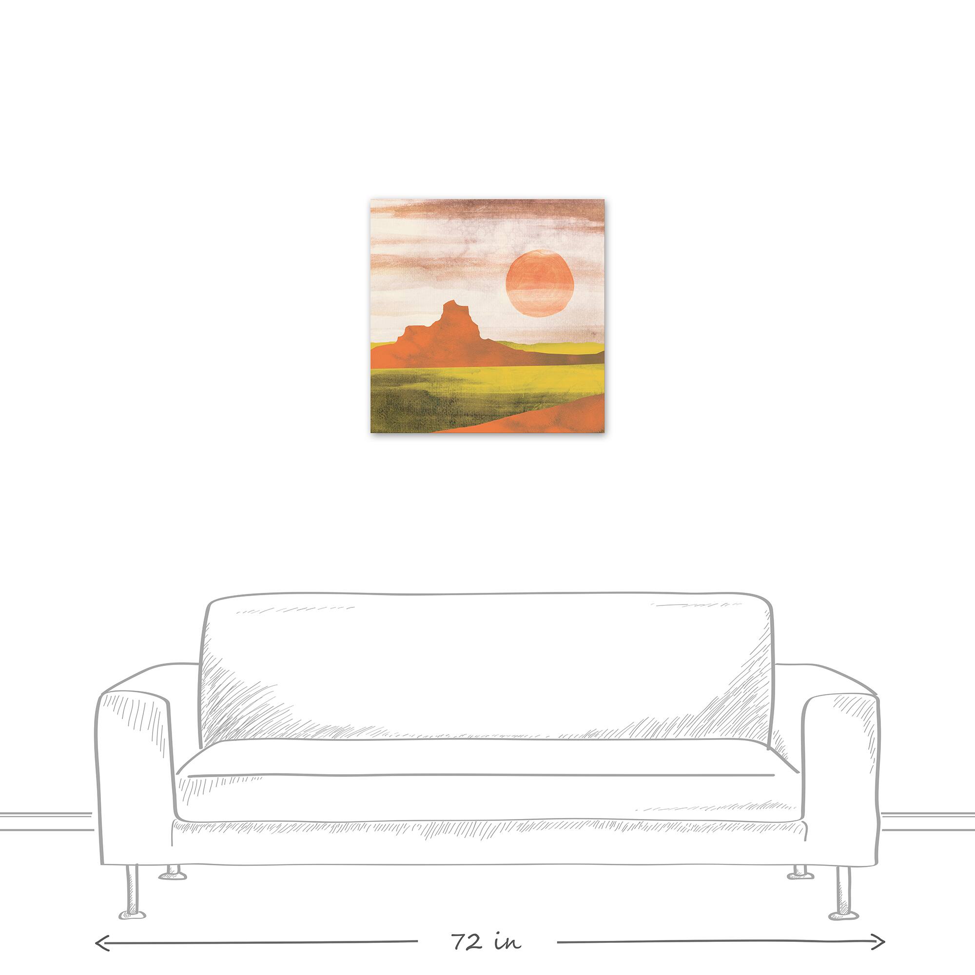 Boho Landscape I 24&#x22; x 24&#x22; Canvas Wall Art