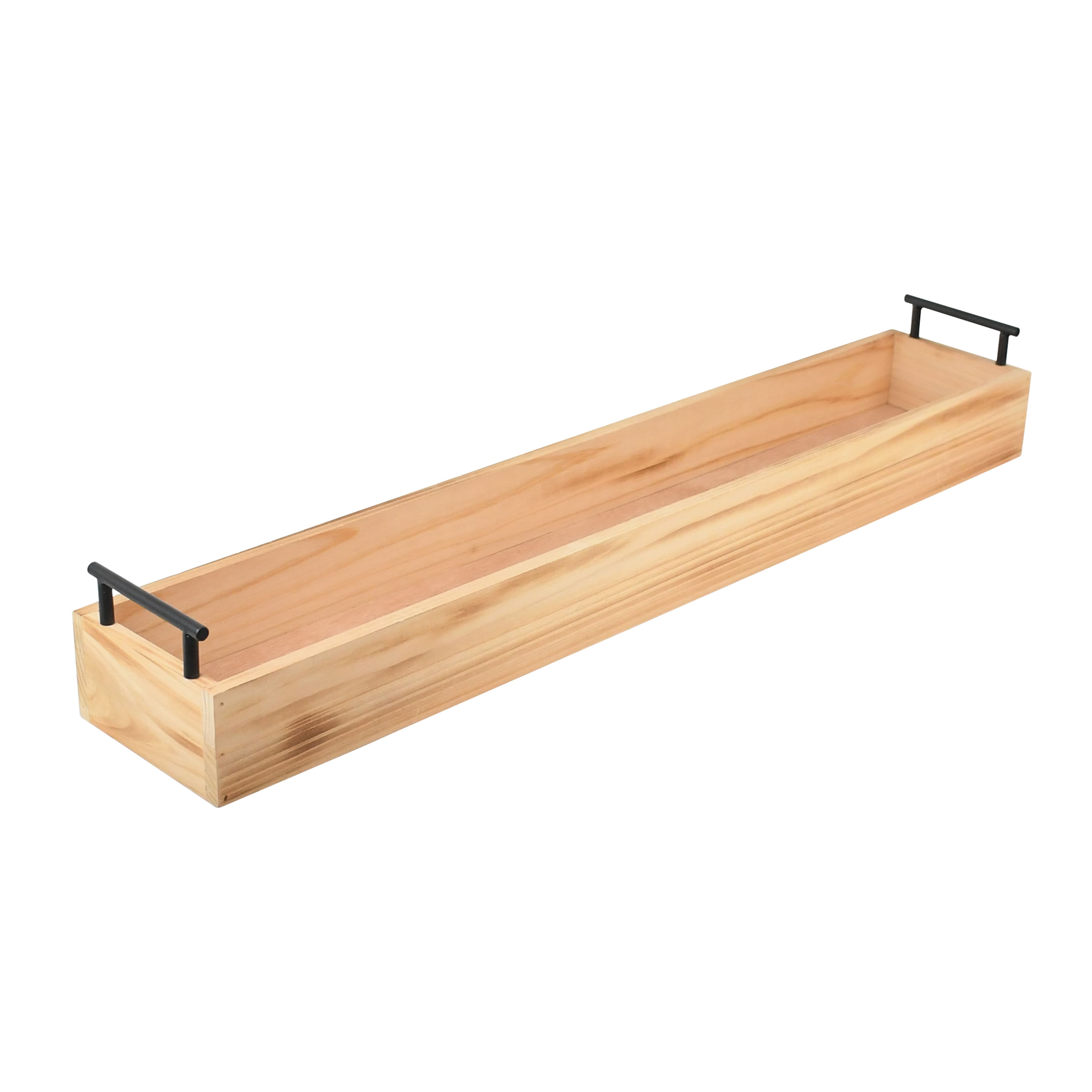29&#x22; Long Wood Tray with Handle by Ashland&#xAE;