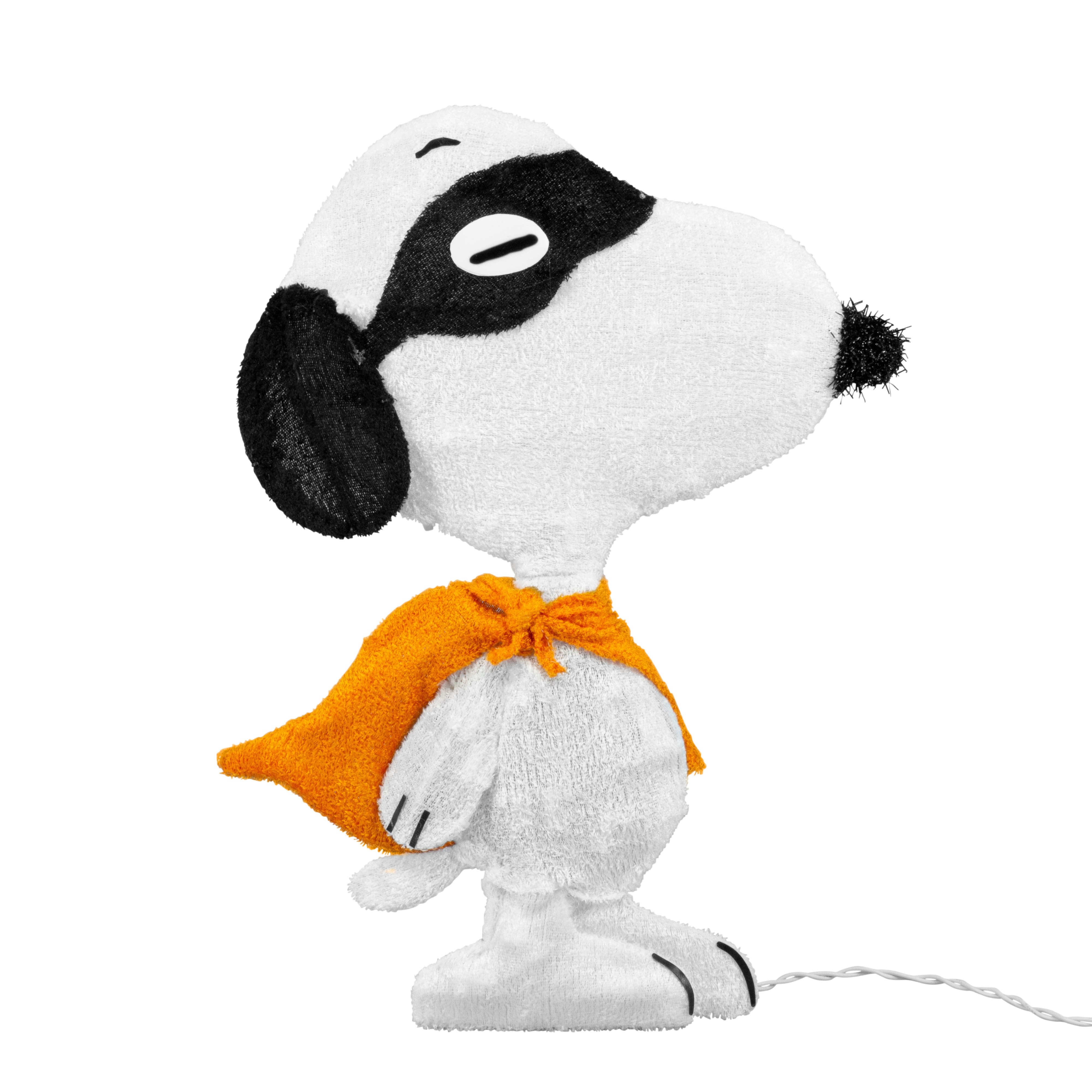 18&#x22; LED Peanuts Superhero Snoopy Yard Art