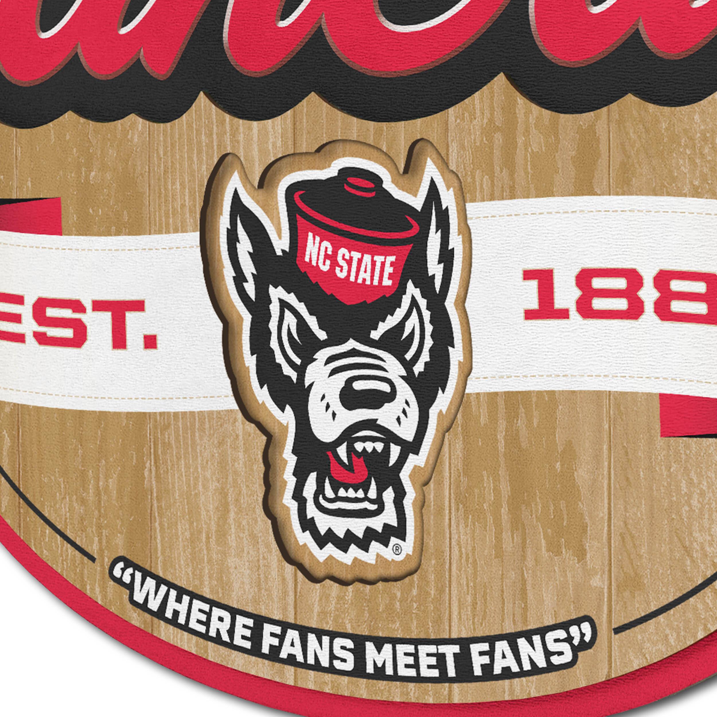 NCAA Fan Cave Sign