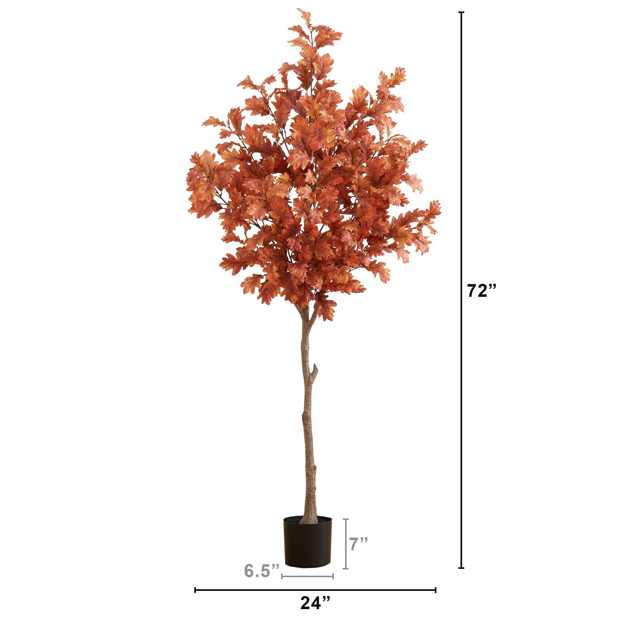 6ft. Autumn Oak Artificial Fall Tree