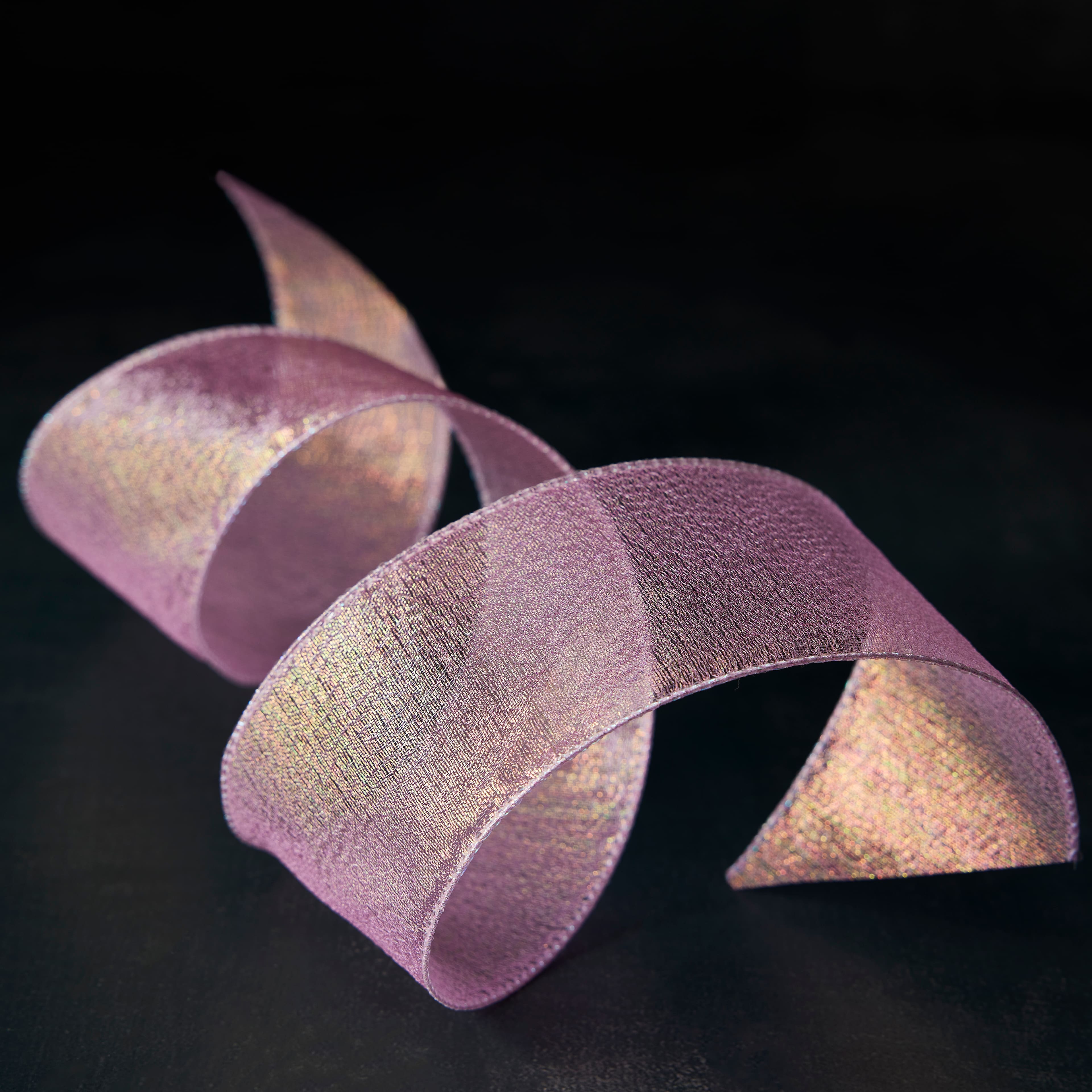 2.5&#x22; x 3yd. Crinkle Sheer Wired Ribbon by Celebrate It&#xAE; Classic