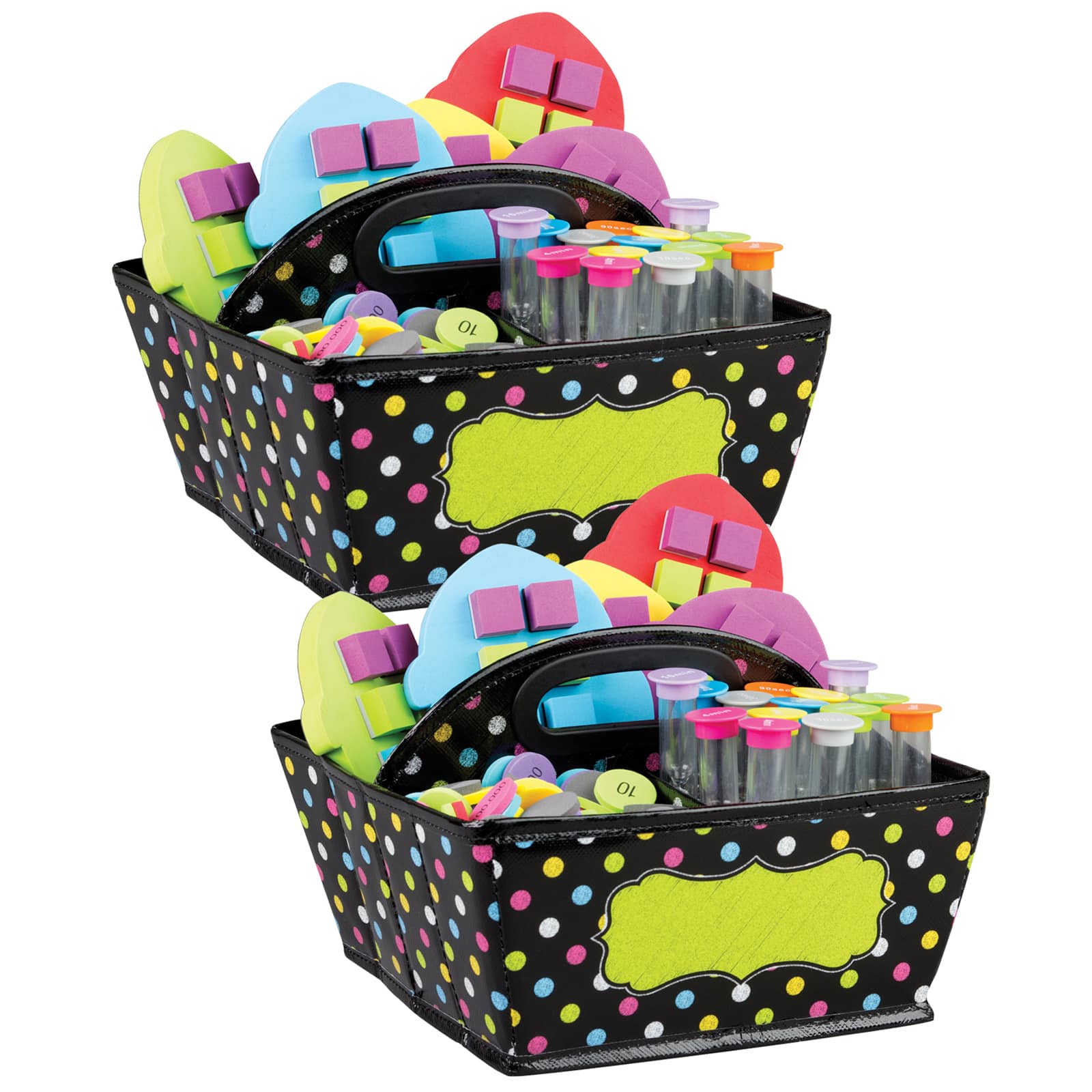 Teacher Created Resources&#xAE; Chalkboard Brights Storage Caddy, 2ct.