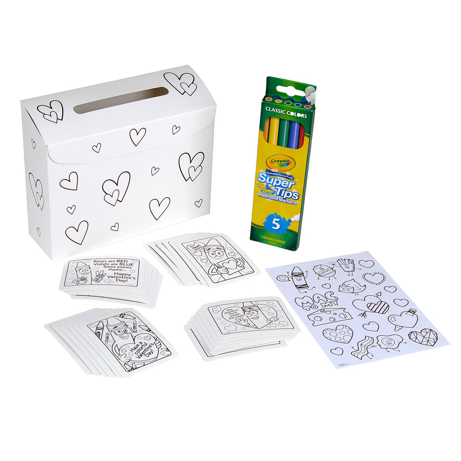 Crayola&#xAE; Valentine Mailbox Kit, 6ct.