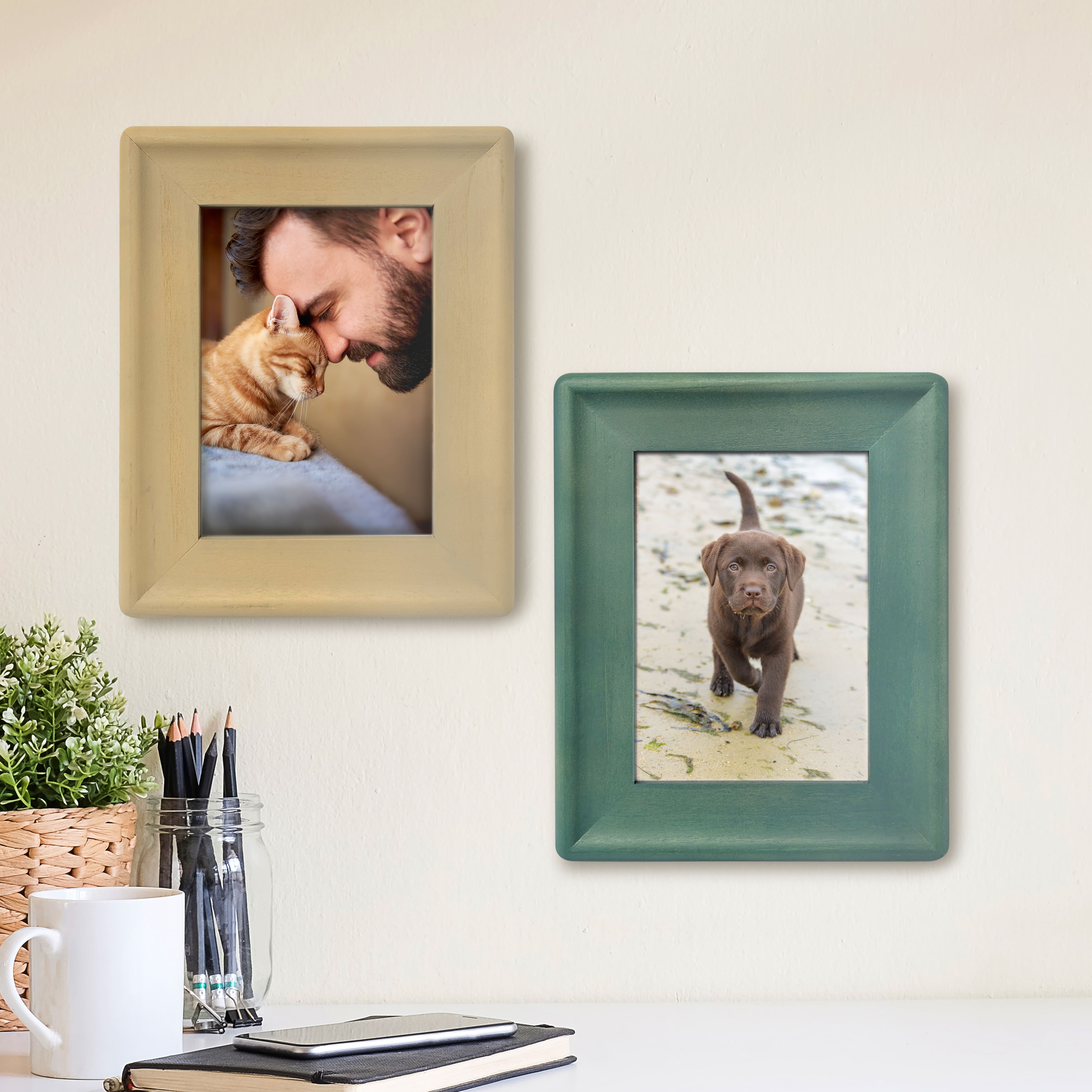 Expressions™ 5" x 7" Rounded Wood Frame by Studio Décor