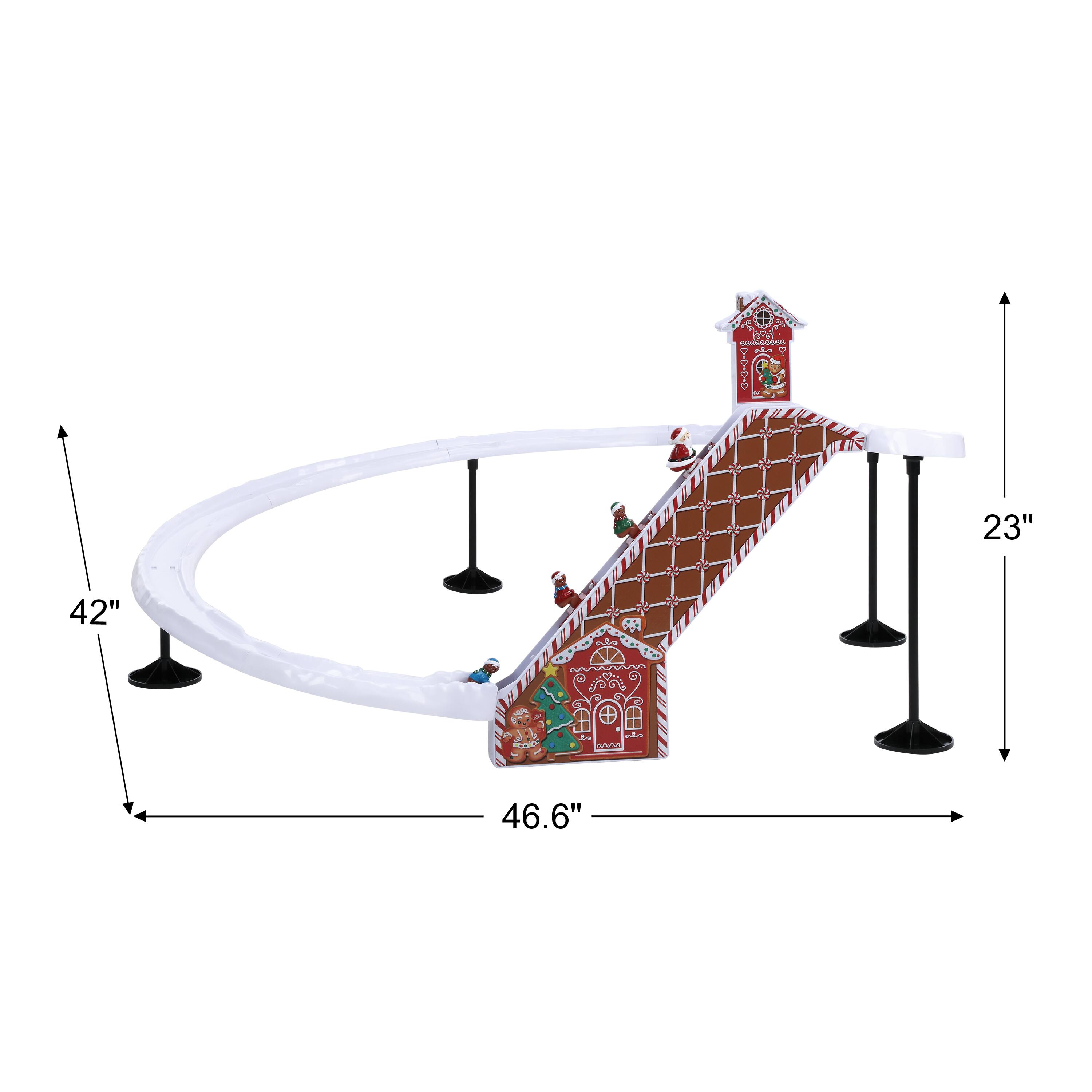Mr. Christmas 47" Animated & Musical Gingerbread Ski Slope