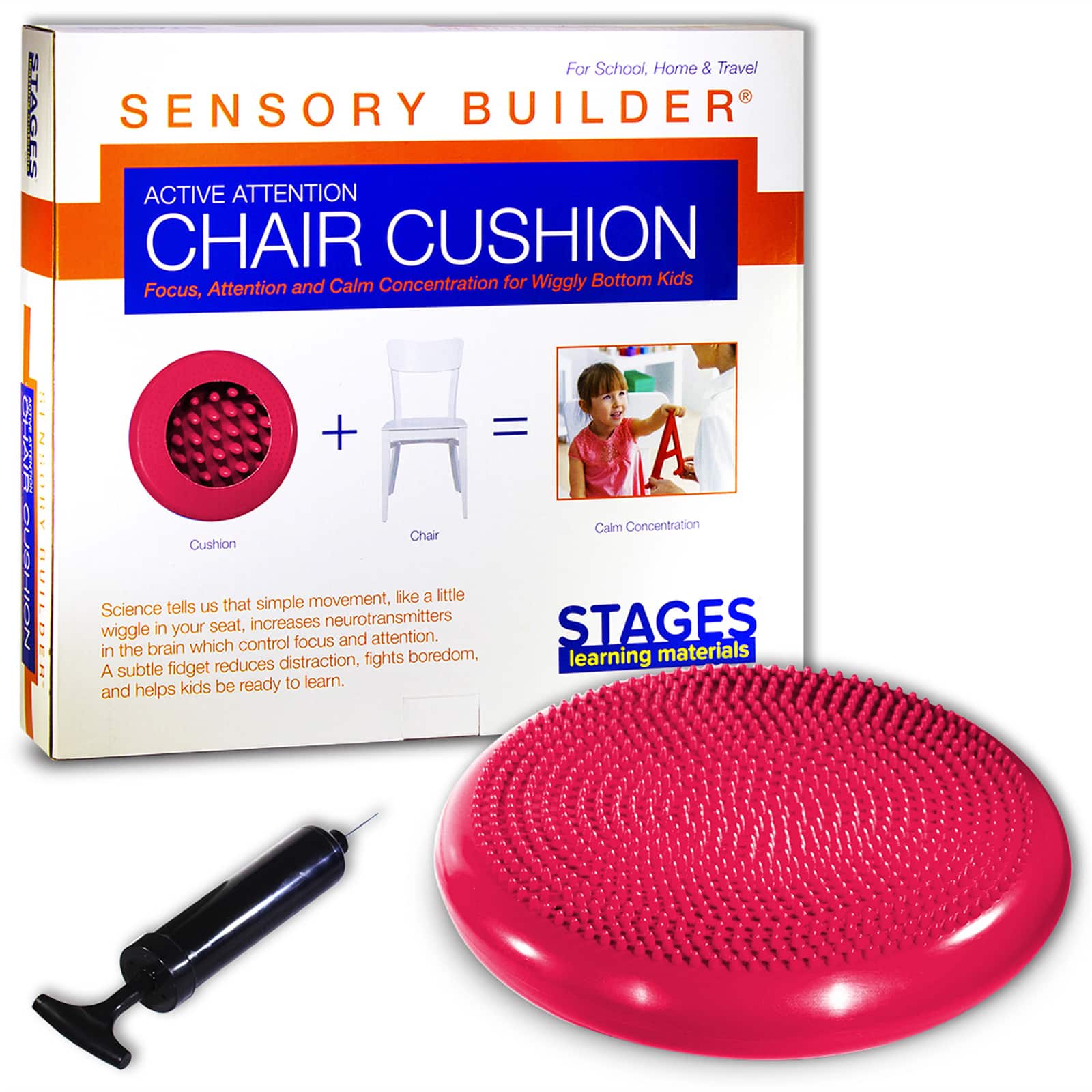Sensory Builder® Active Attention Chair Cushion