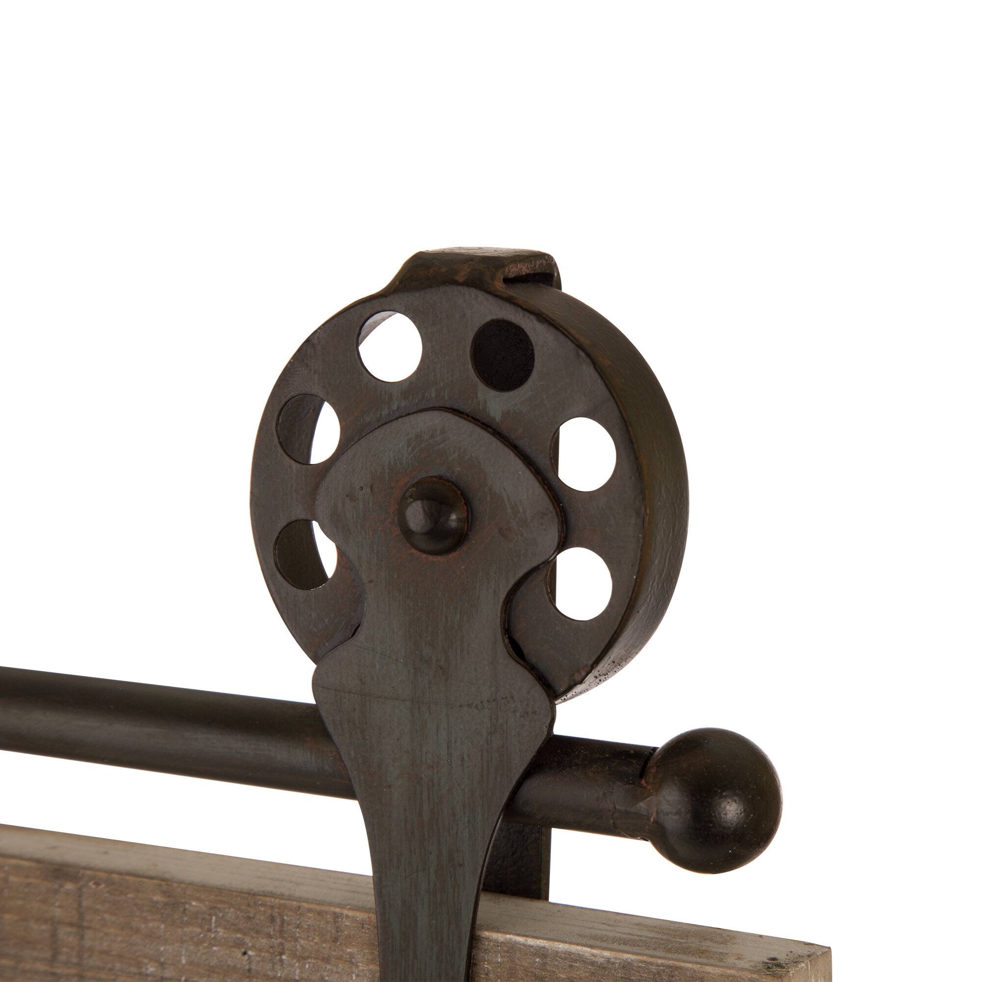 Glitzhome® 35.25" Farmhouse Wooden Barn Door