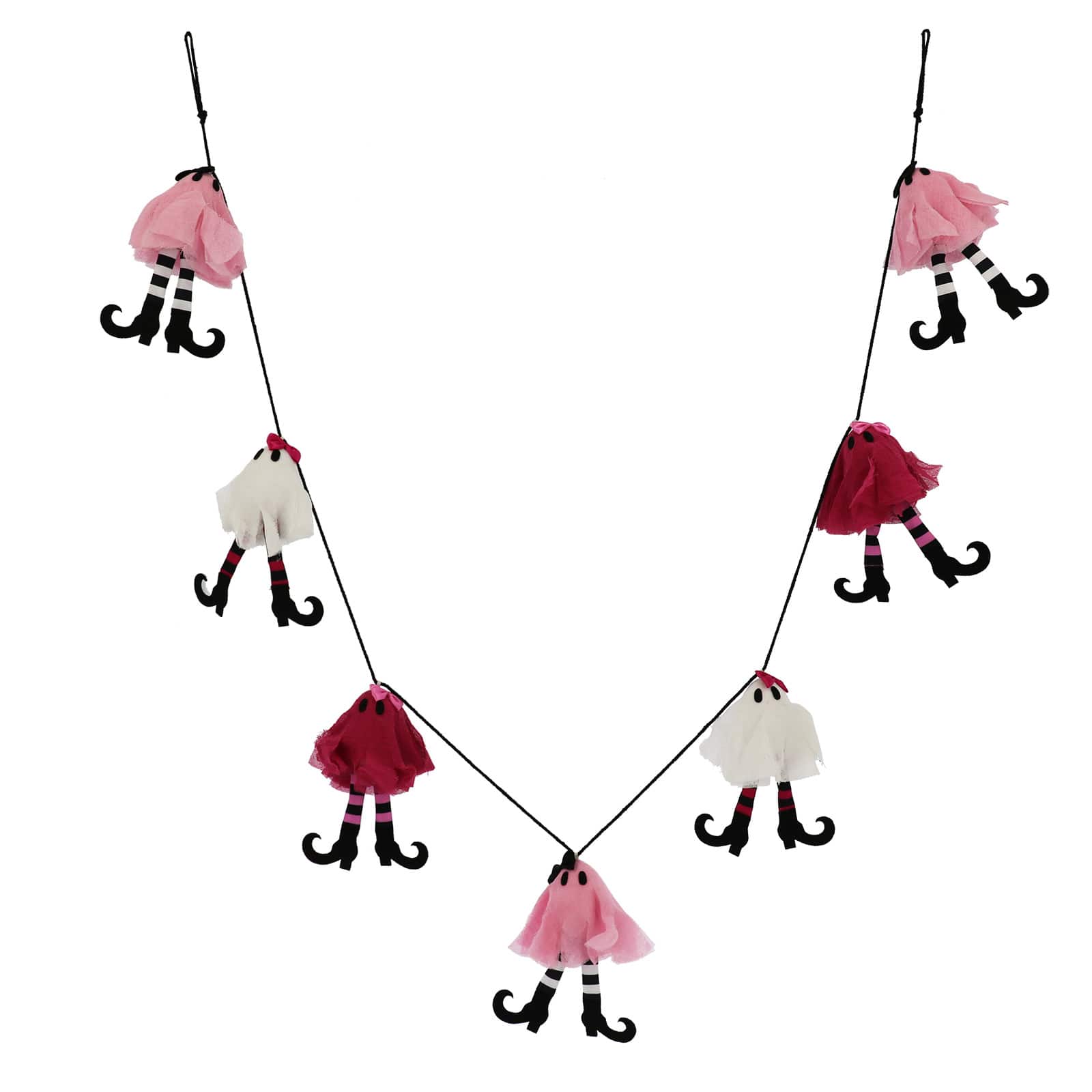 6ft. Pink Ghosts with Witch Legs Garland by Ashland&#xAE;